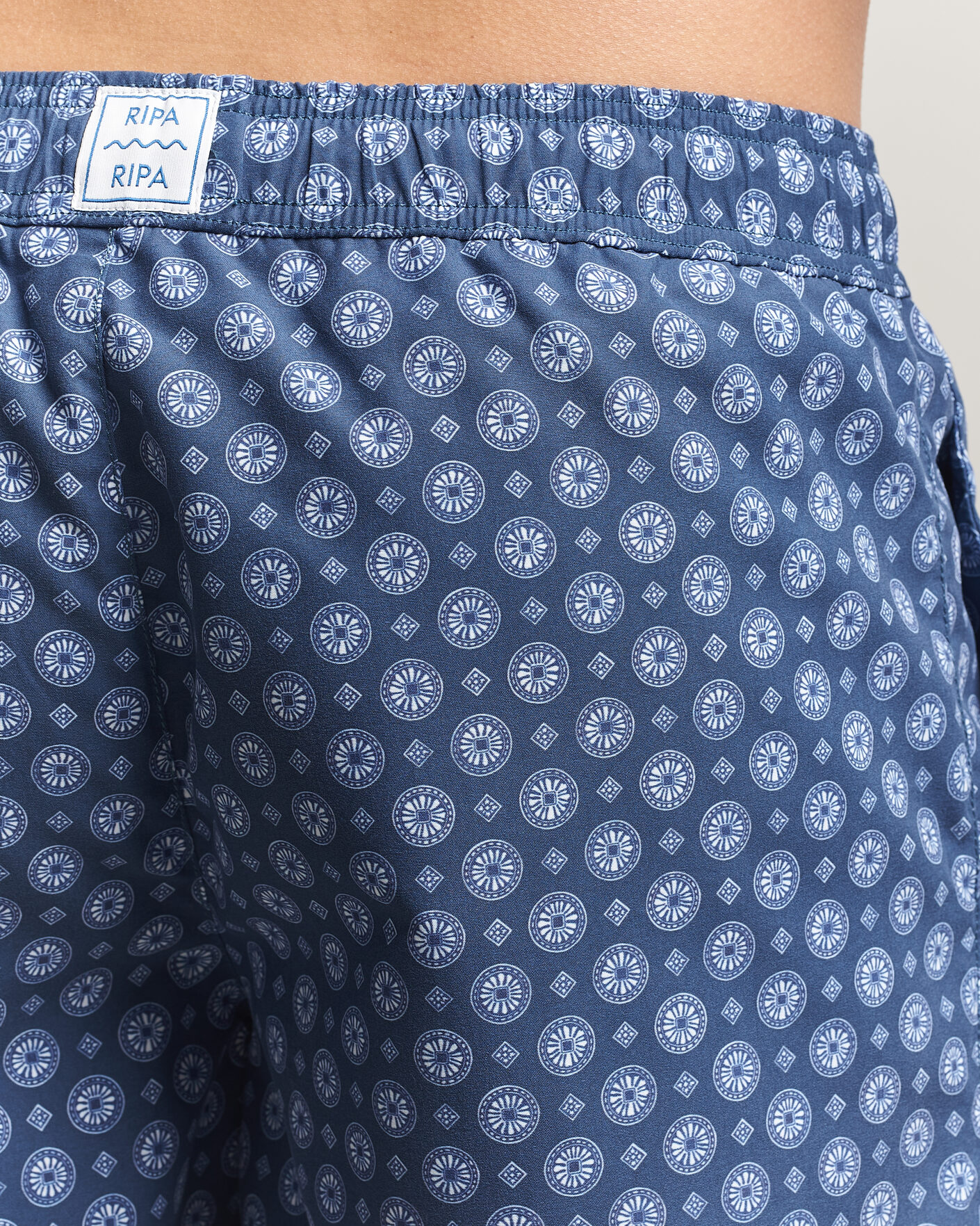 Herren | Badehosen | Ripa Ripa | Printed Swimshorts Dark Blue