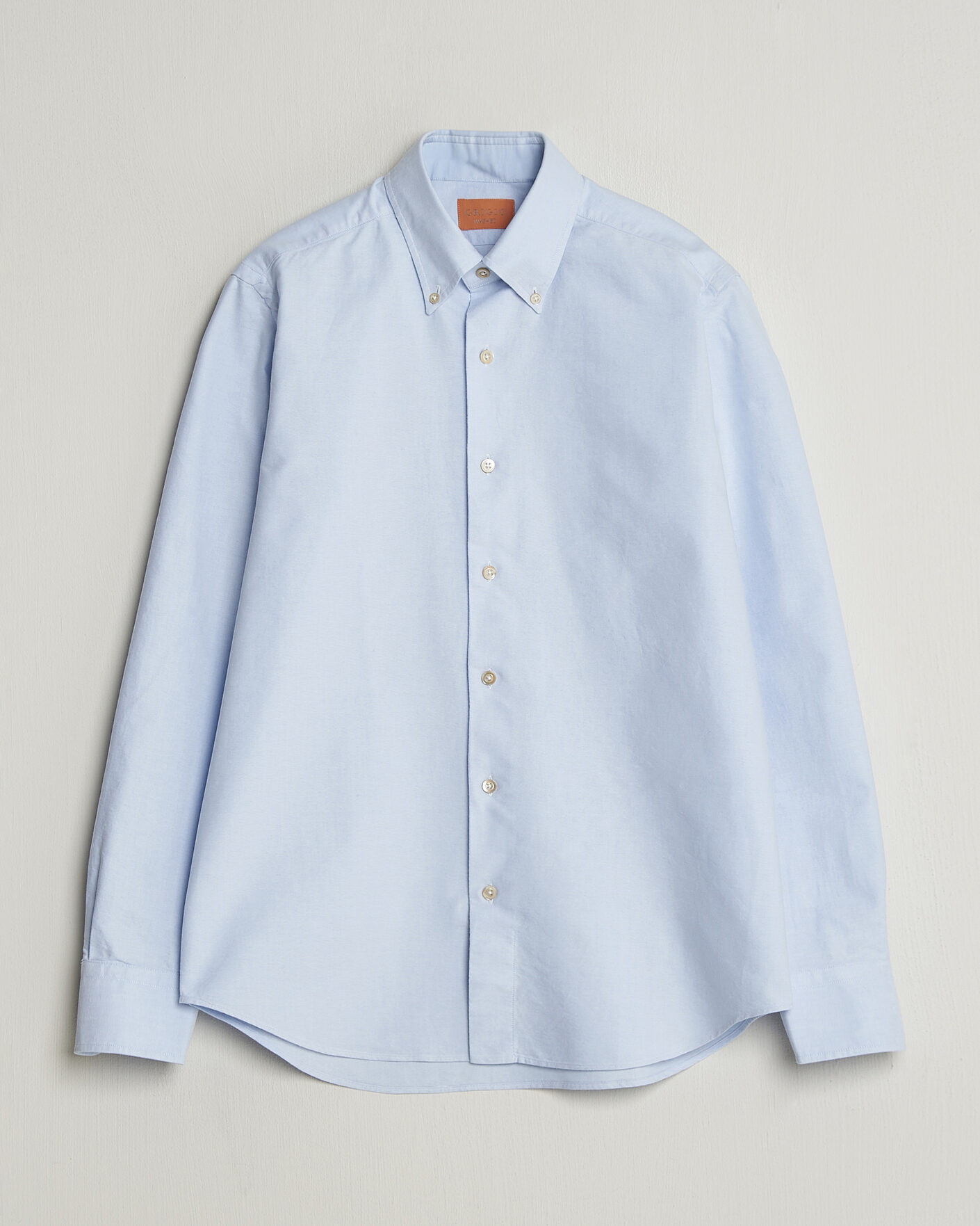 Herren | Hemden | Grigio | Oxford Button Down Shirt Light Blue