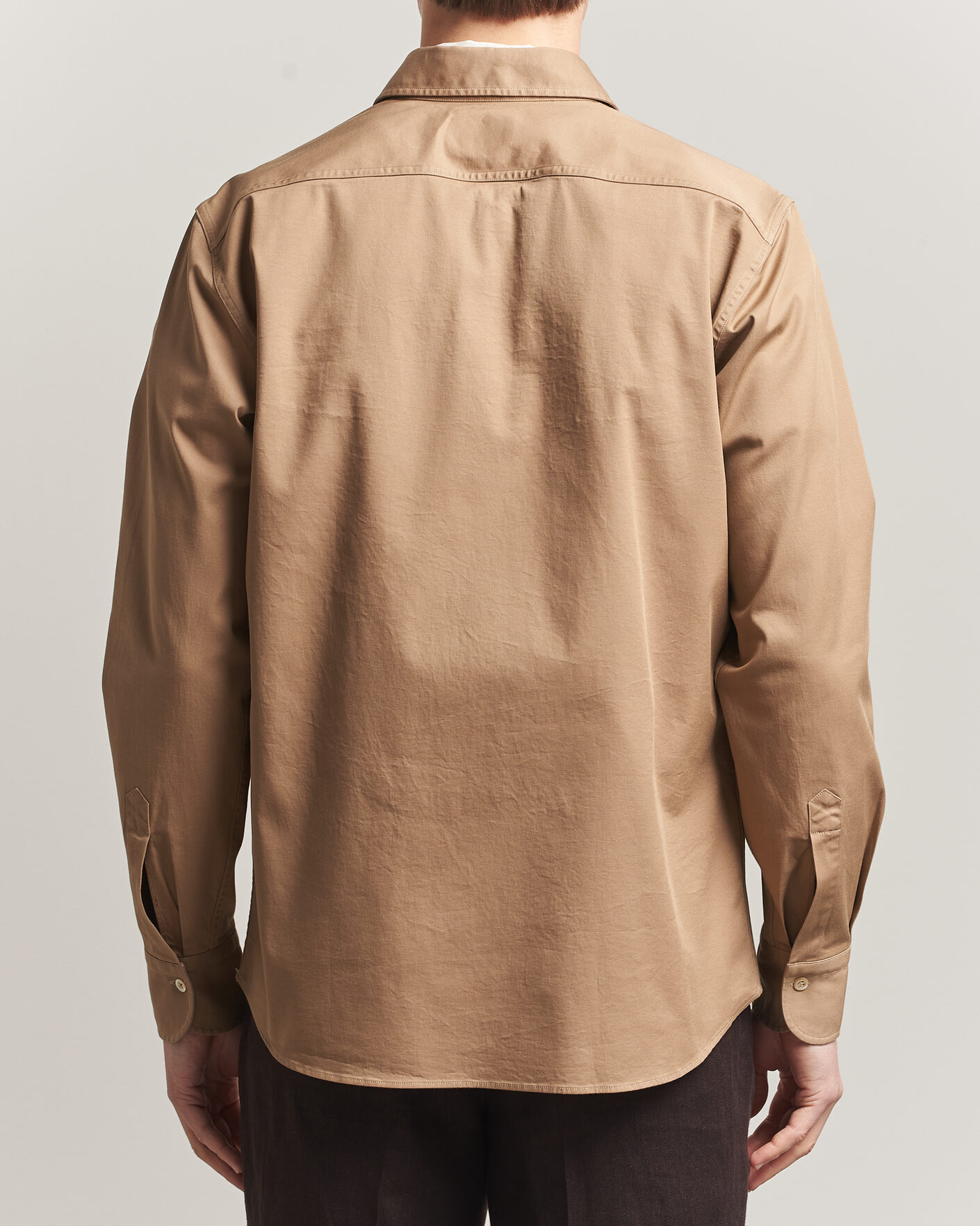 Herren | Hemden | Grigio | Illinois Cotton Overshirt Khaki