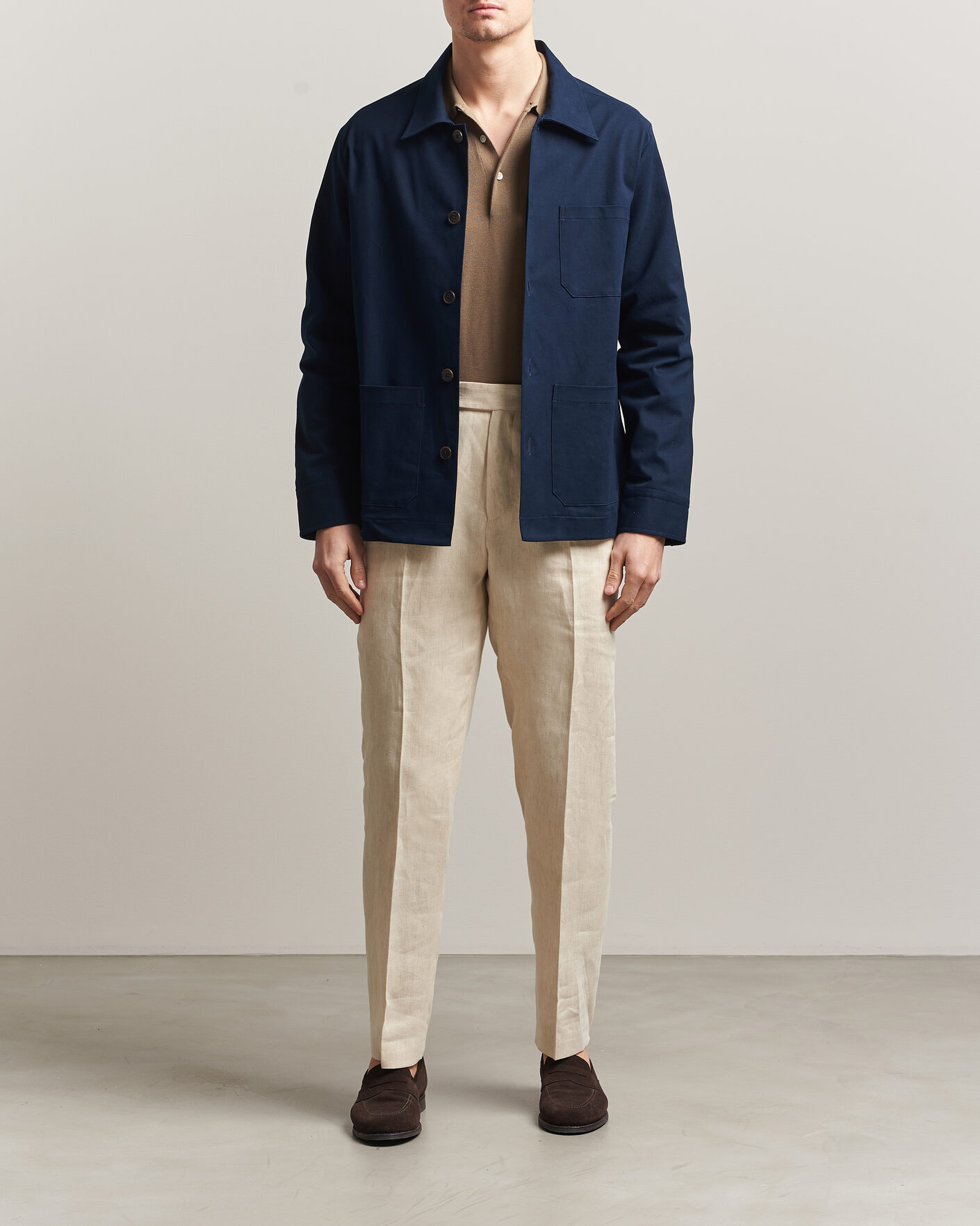 Herren | Jacken | Grigio | Cotton Chore Jacket Navy