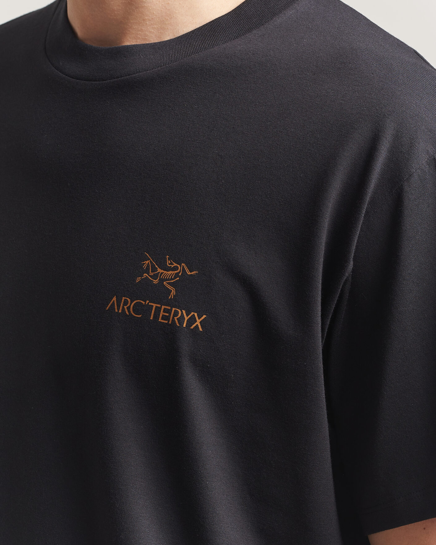 Herren | T-Shirts | Arc'teryx | Kragg Cotton Bird Word T-Shirt Black