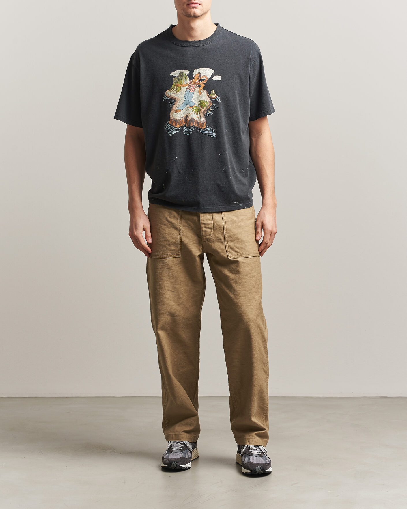 Herren | Hosen | orSlow | Regular Fit Original Sateen Fatigue Pants Sand Beige