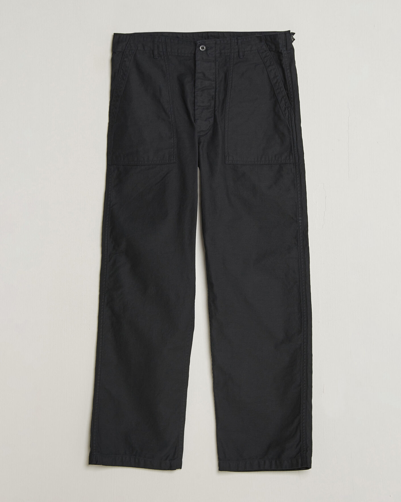 Herren | Hosen | orSlow | Regular Fit Original Sateen Fatigue Pants Black