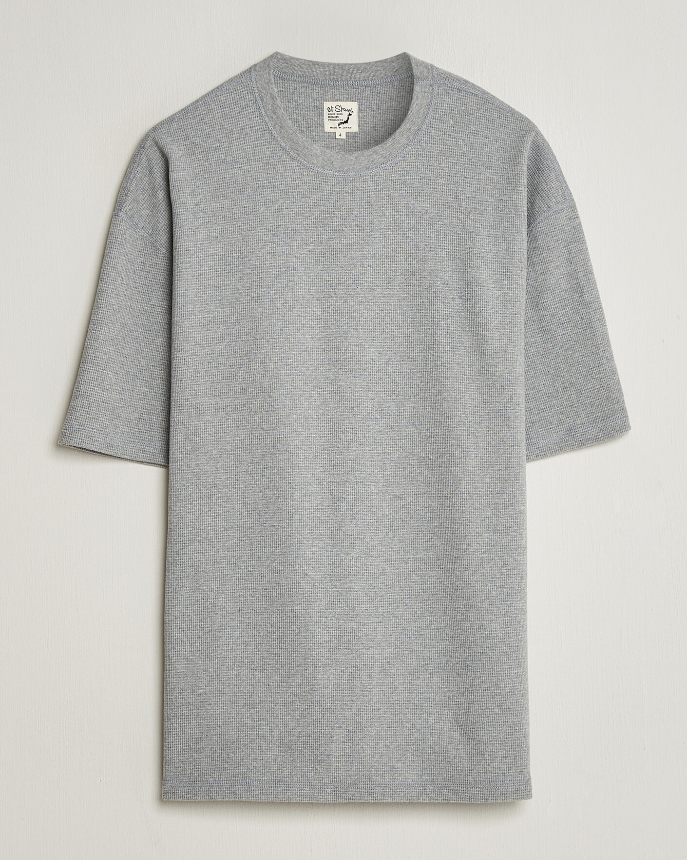 Herren | T-Shirts | orSlow | Waffle Cotton T-Shirt Heather Gray