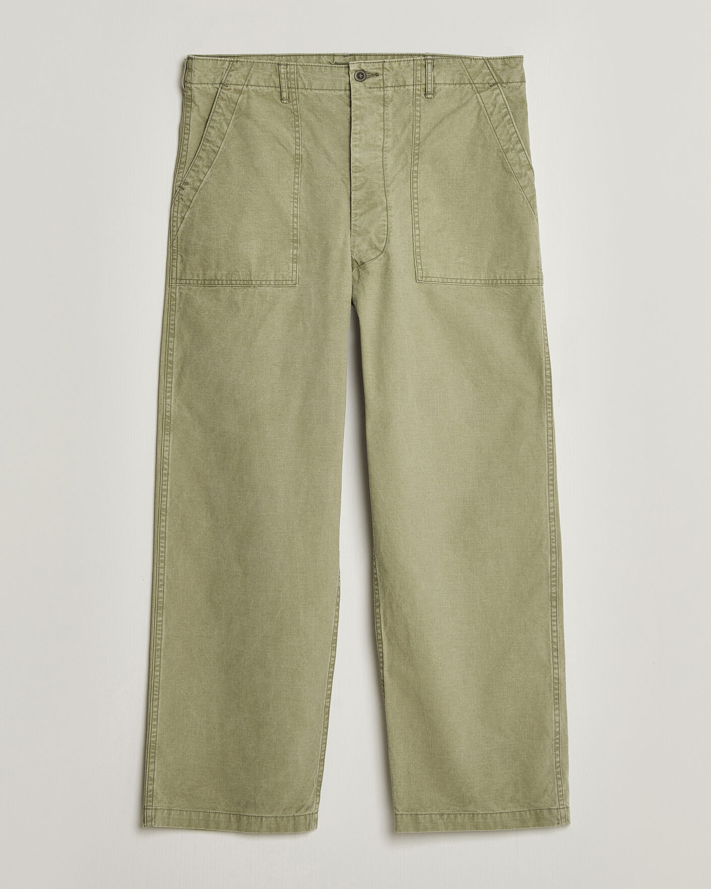 Herren | Hosen | orSlow | Summer Fatigue Pants Washed Army Green