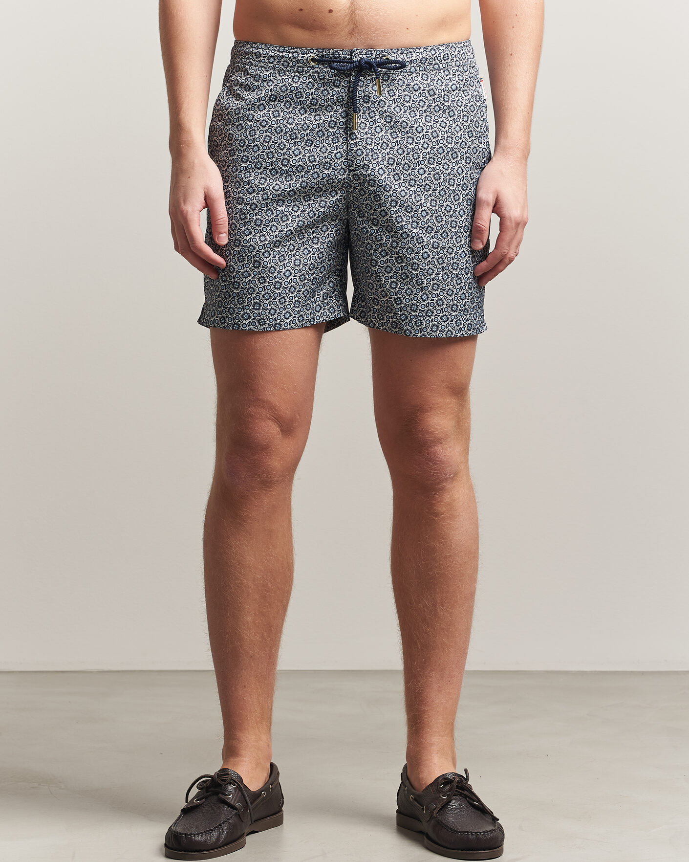 Herren | Badehosen | Orlebar Brown | Bulldog Drawcord Petola Swim Shorts Night Iris