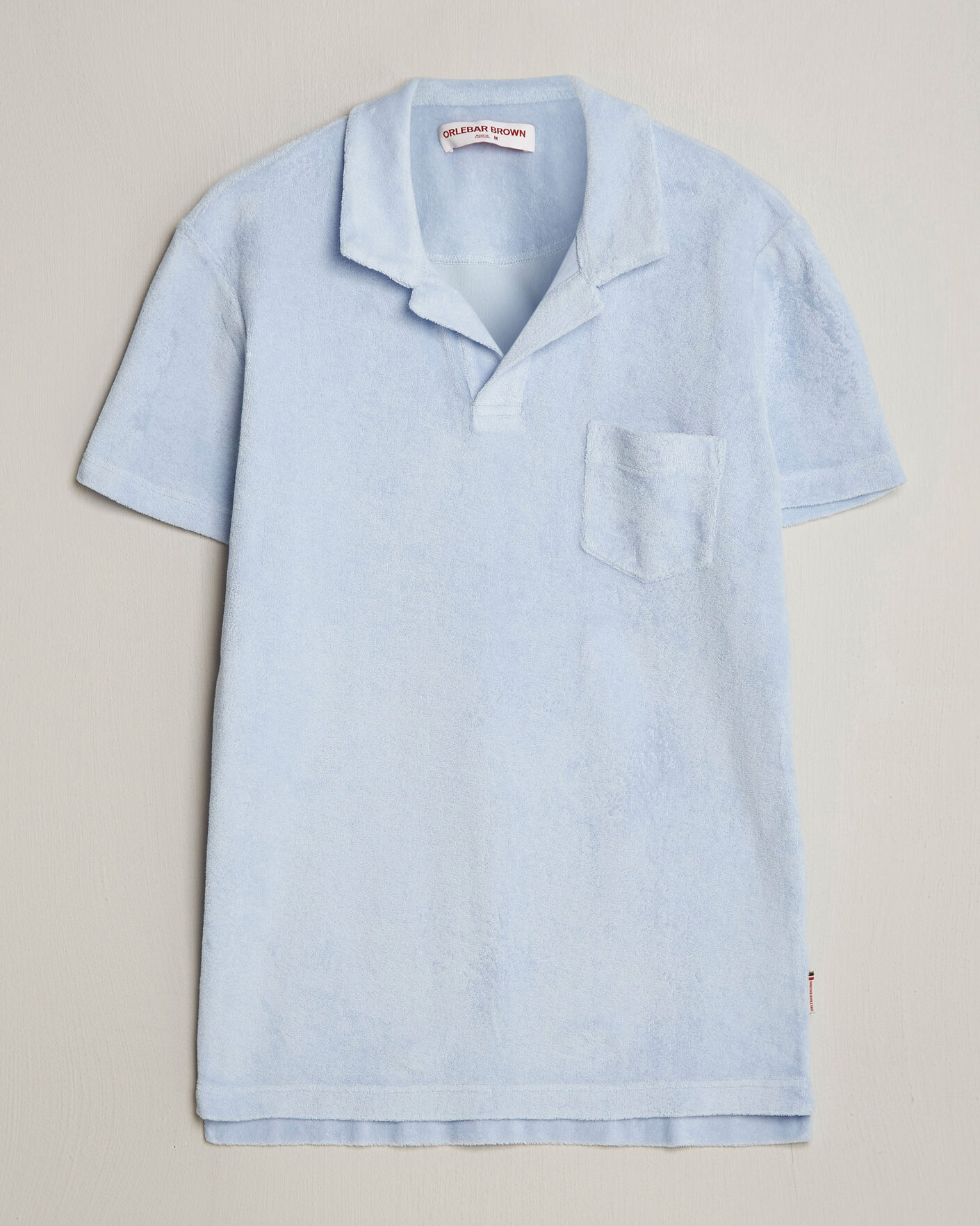 Herren | Poloshirts | Orlebar Brown | Terry Polo Surfside Blue