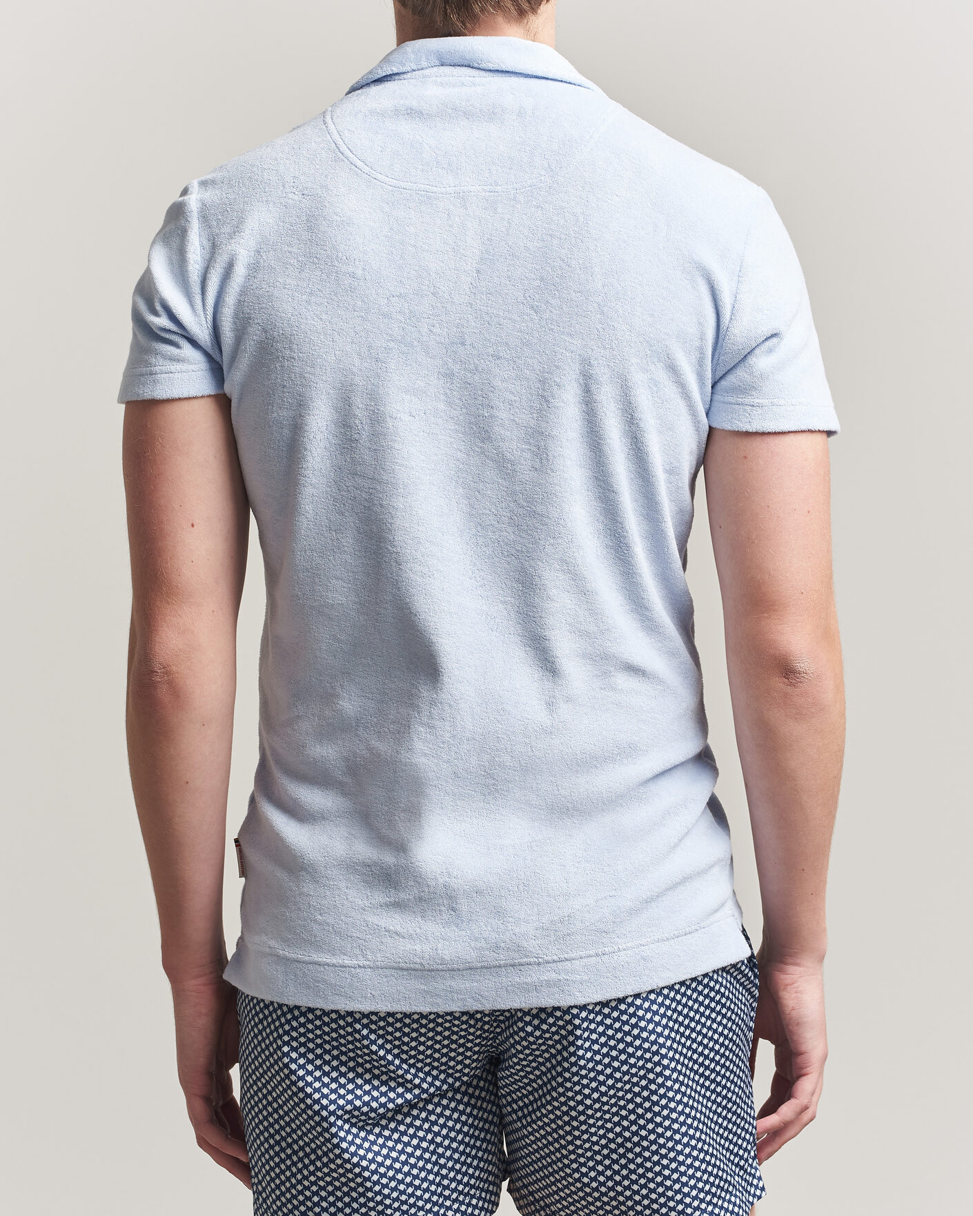 Herren | Poloshirts | Orlebar Brown | Terry Polo Surfside Blue