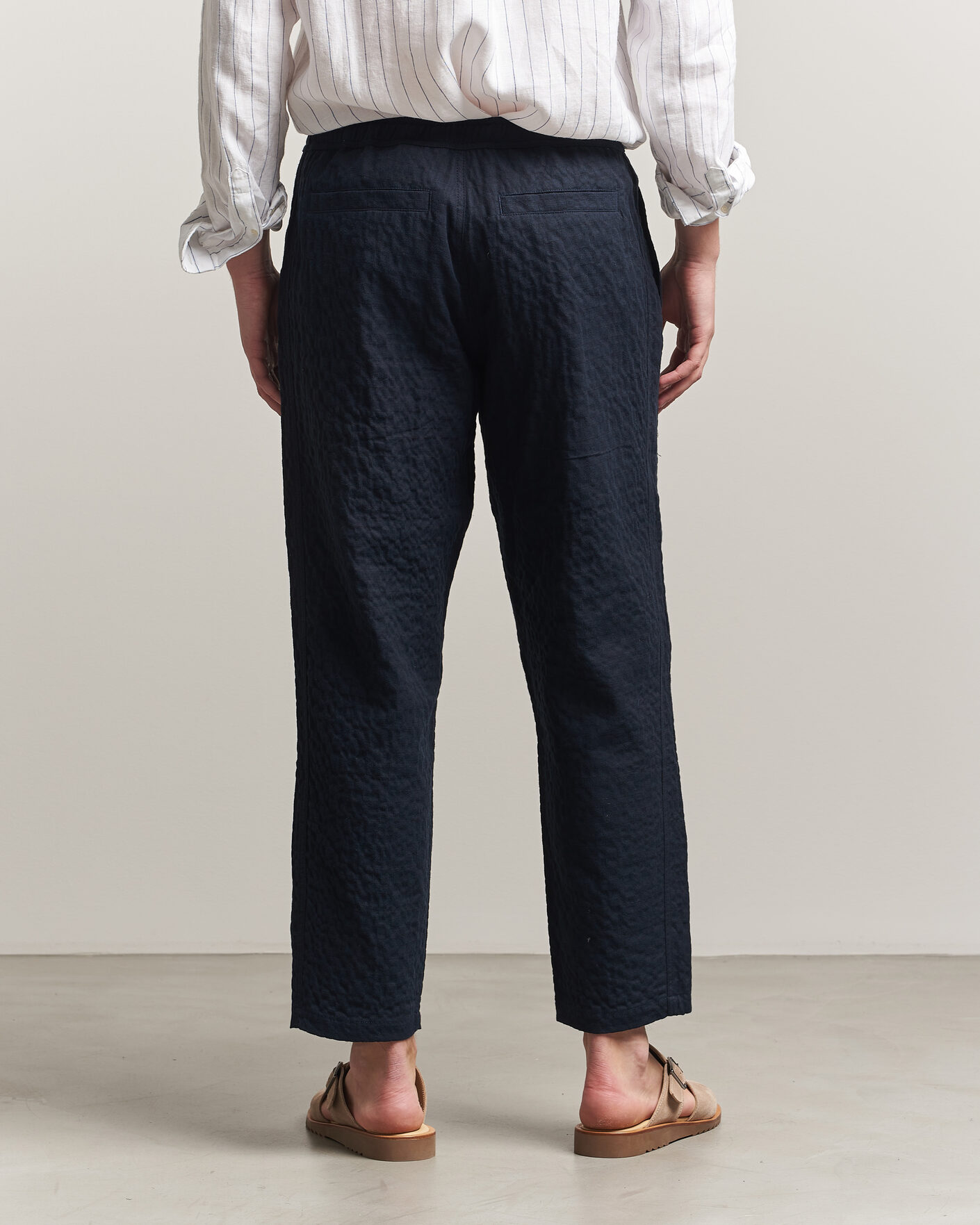 Herren | Hosen | Orlebar Brown | Sonoran Sereno Herringbone Trousers Night Iris