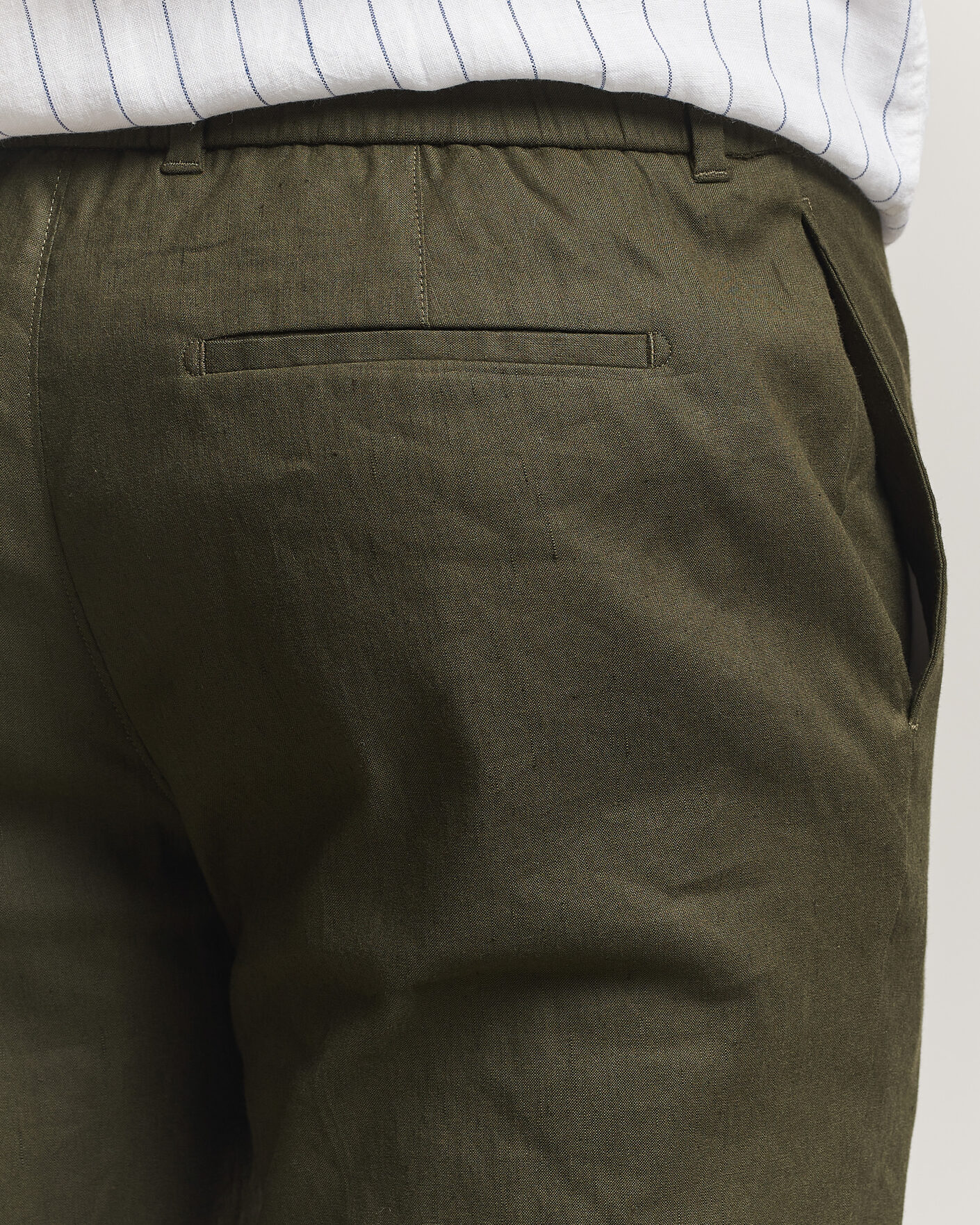 Herren | Hosen | Orlebar Brown | Ray Linen Pants Bayleaf Green