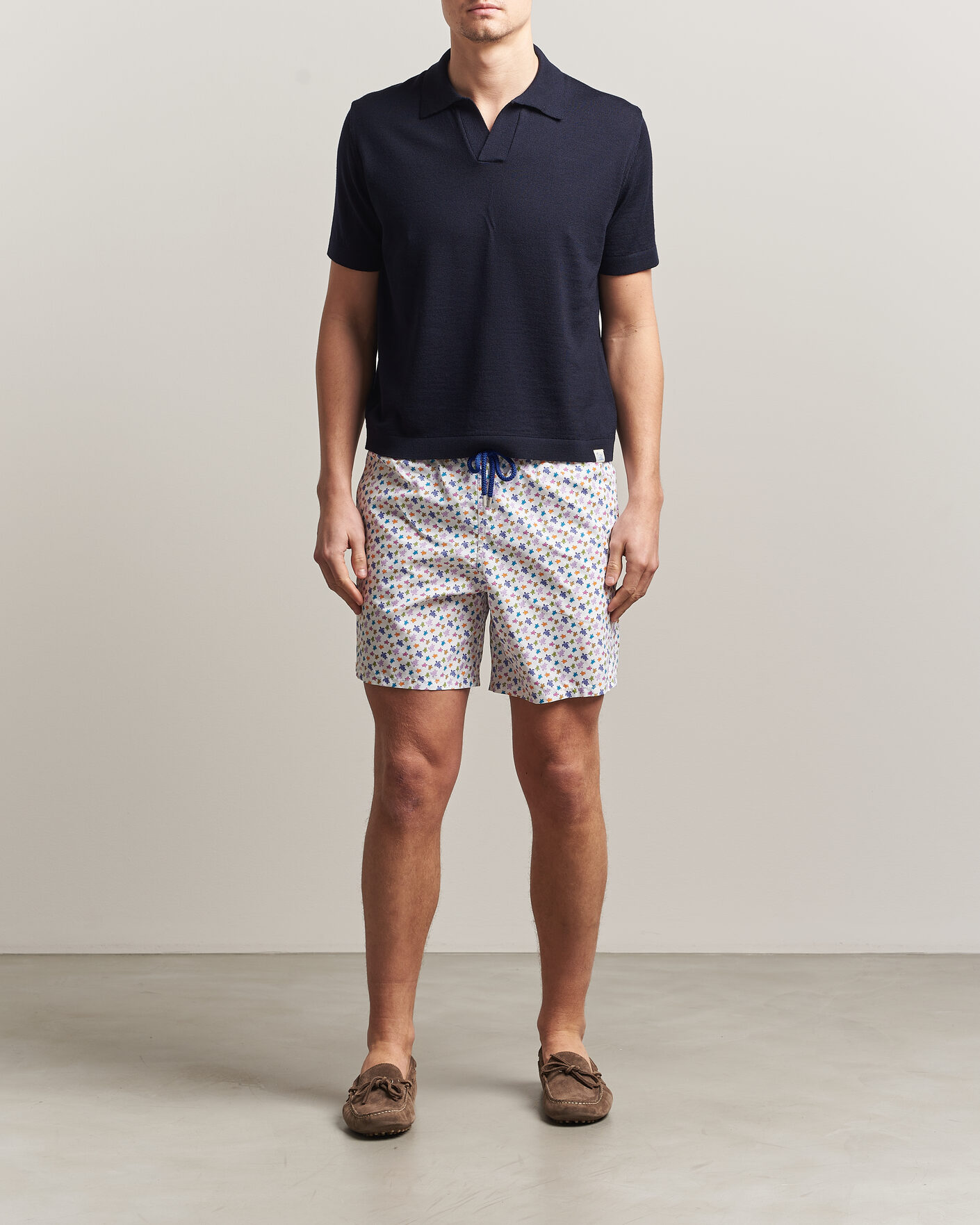 Herren | Badehosen | Vilebrequin | Moorea Swimshorts Blanc