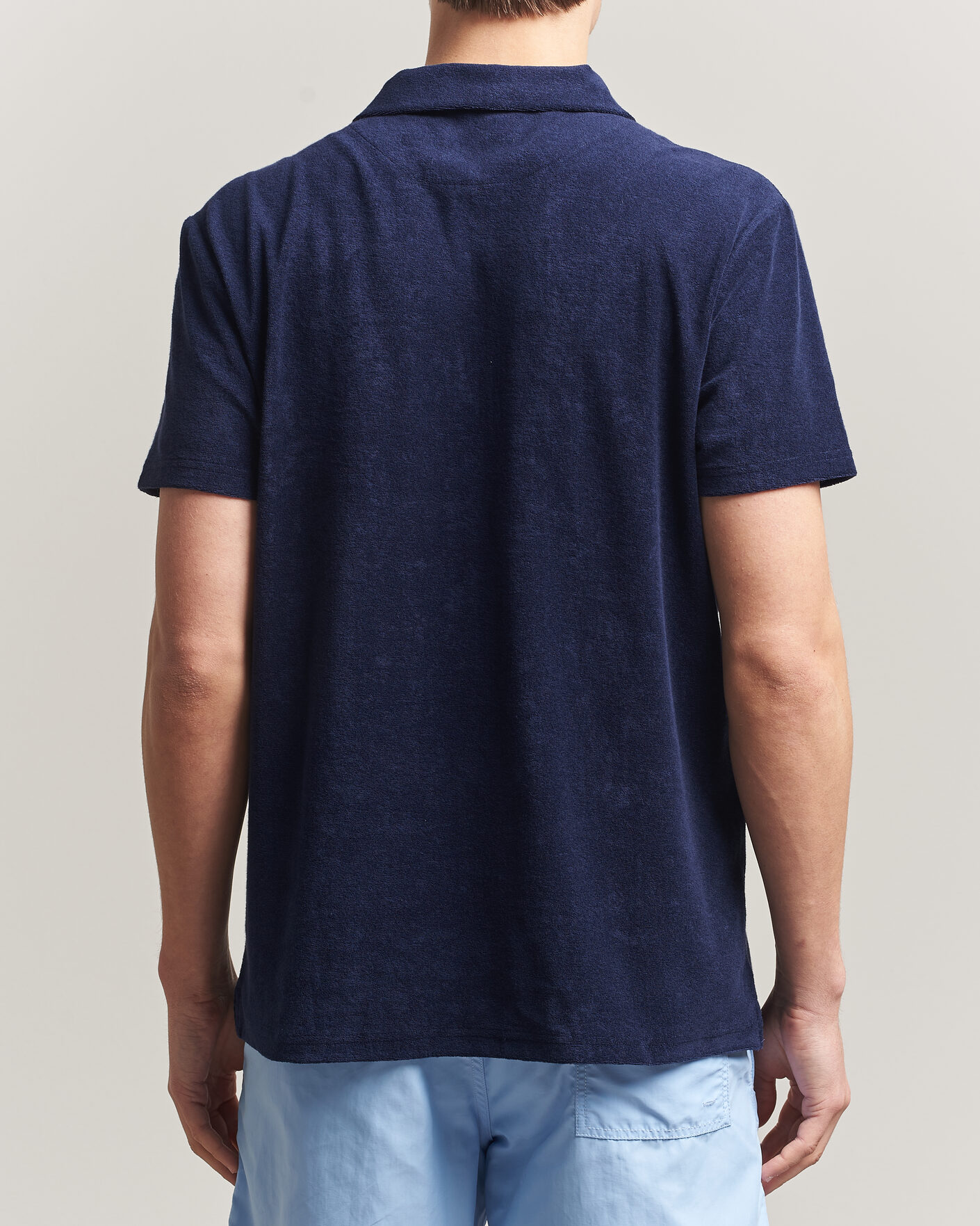 Herren | Poloshirts | Vilebrequin | Pheonix Terry Polo Bleu Marine