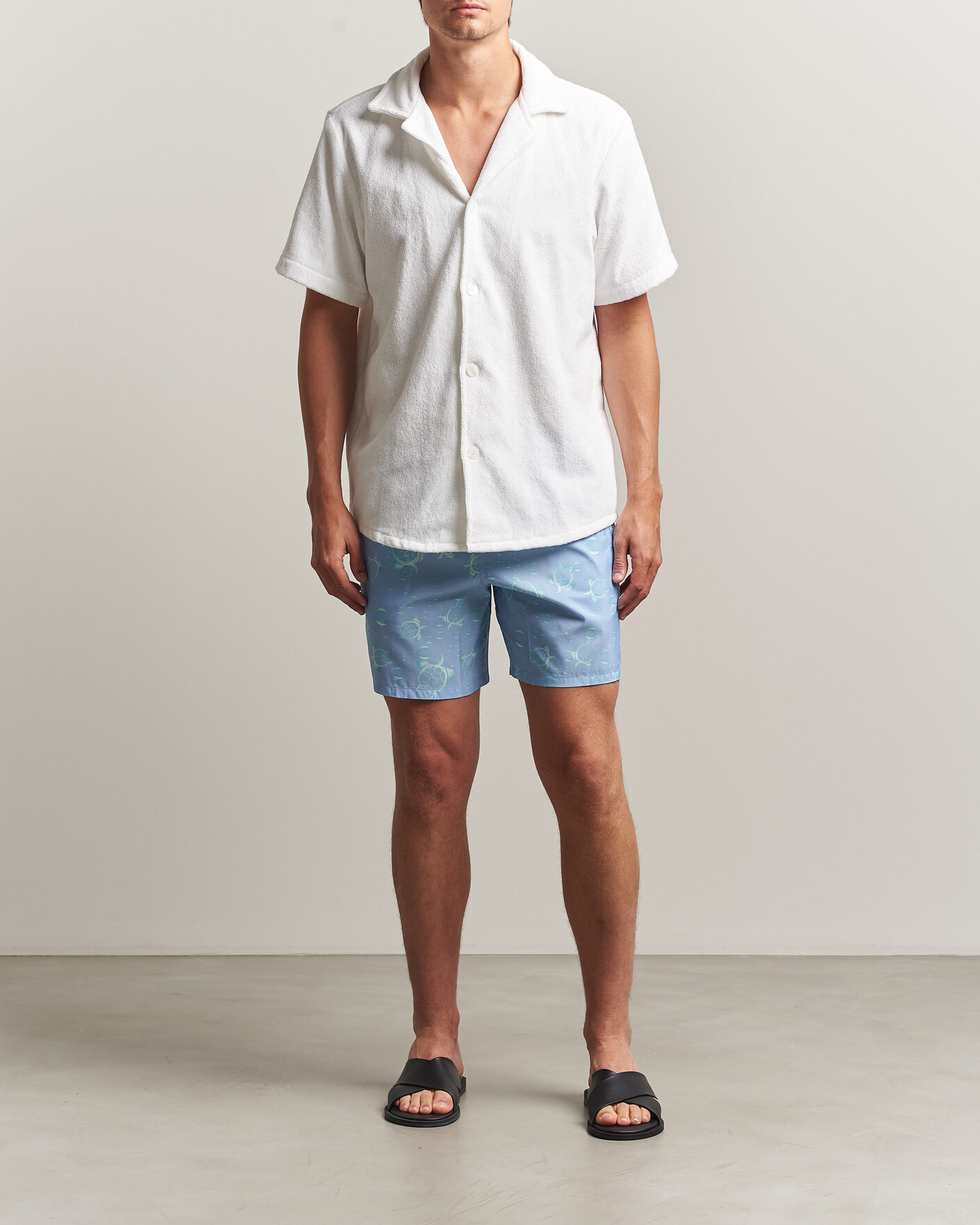 Herren | Badehosen | Vilebrequin | Mahina Swimshorts Cloudy Blue