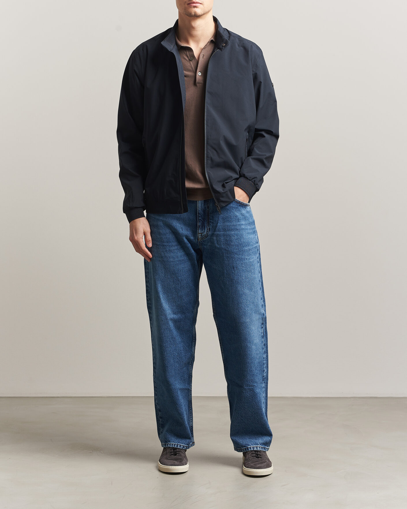 Herren | Jacken | Scandinavian Edition | Plain II Waterproof Jacket Midnight Blue