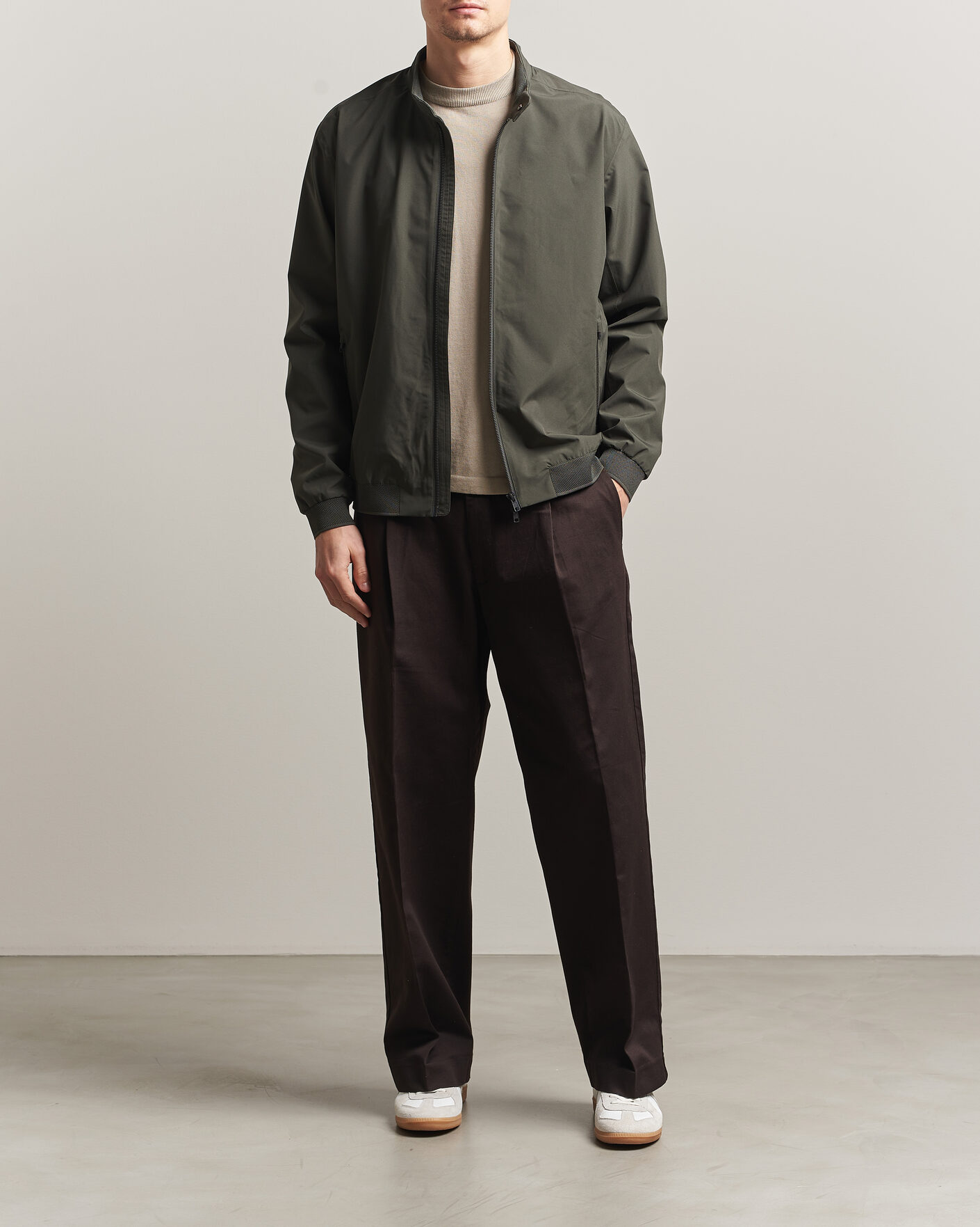 Herren | Jacken | Scandinavian Edition | Plain II Waterproof Jacket Dark Olive