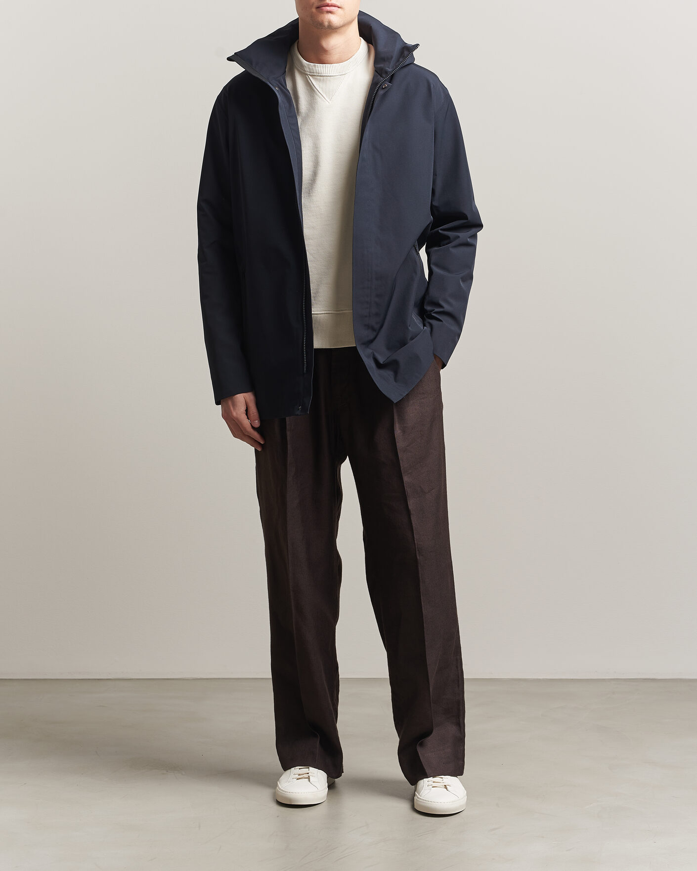 Herren | Jacken | Scandinavian Edition | Range III Mid Lenght Waterproof Coat Midnight Blue