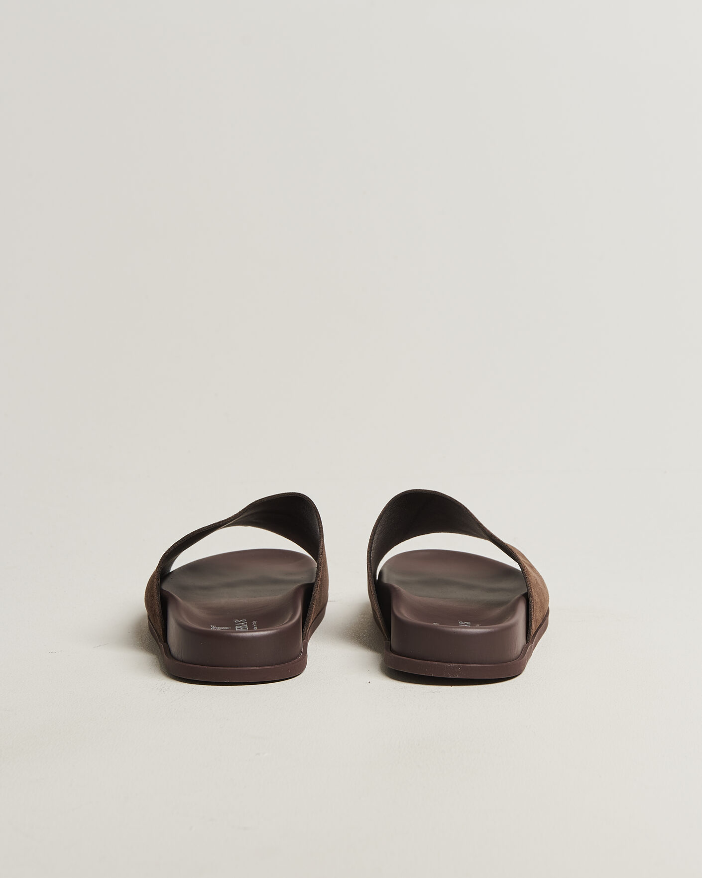 Herren | Sandalen & Pantoletten | Thera's | Classic Slide Sandals Dark Brown Suede