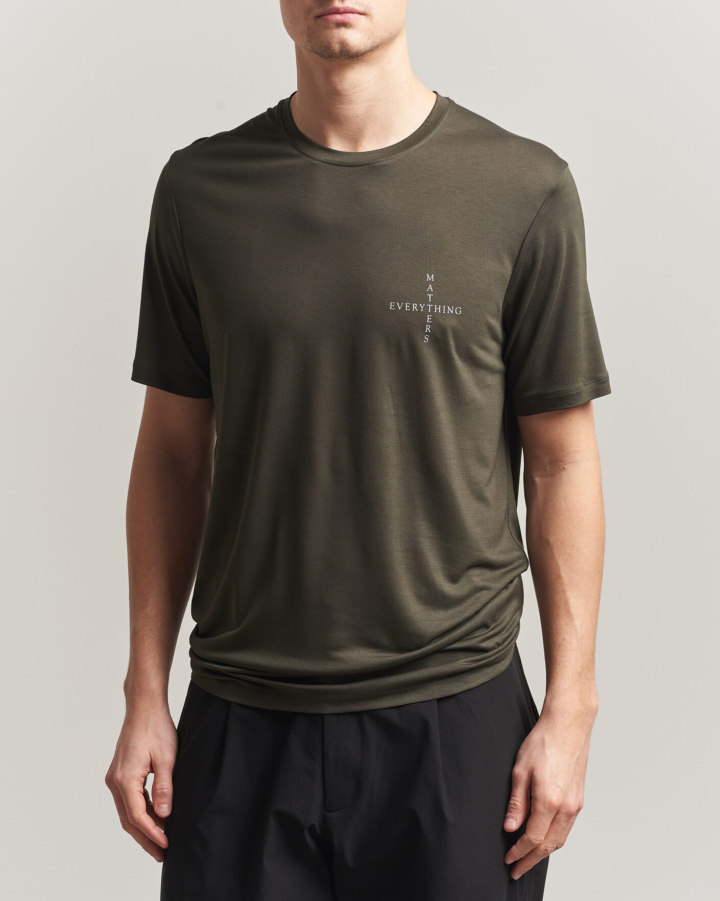 Herren | T-Shirts | Houdini | Tree Message T-Shirt Green Illusion