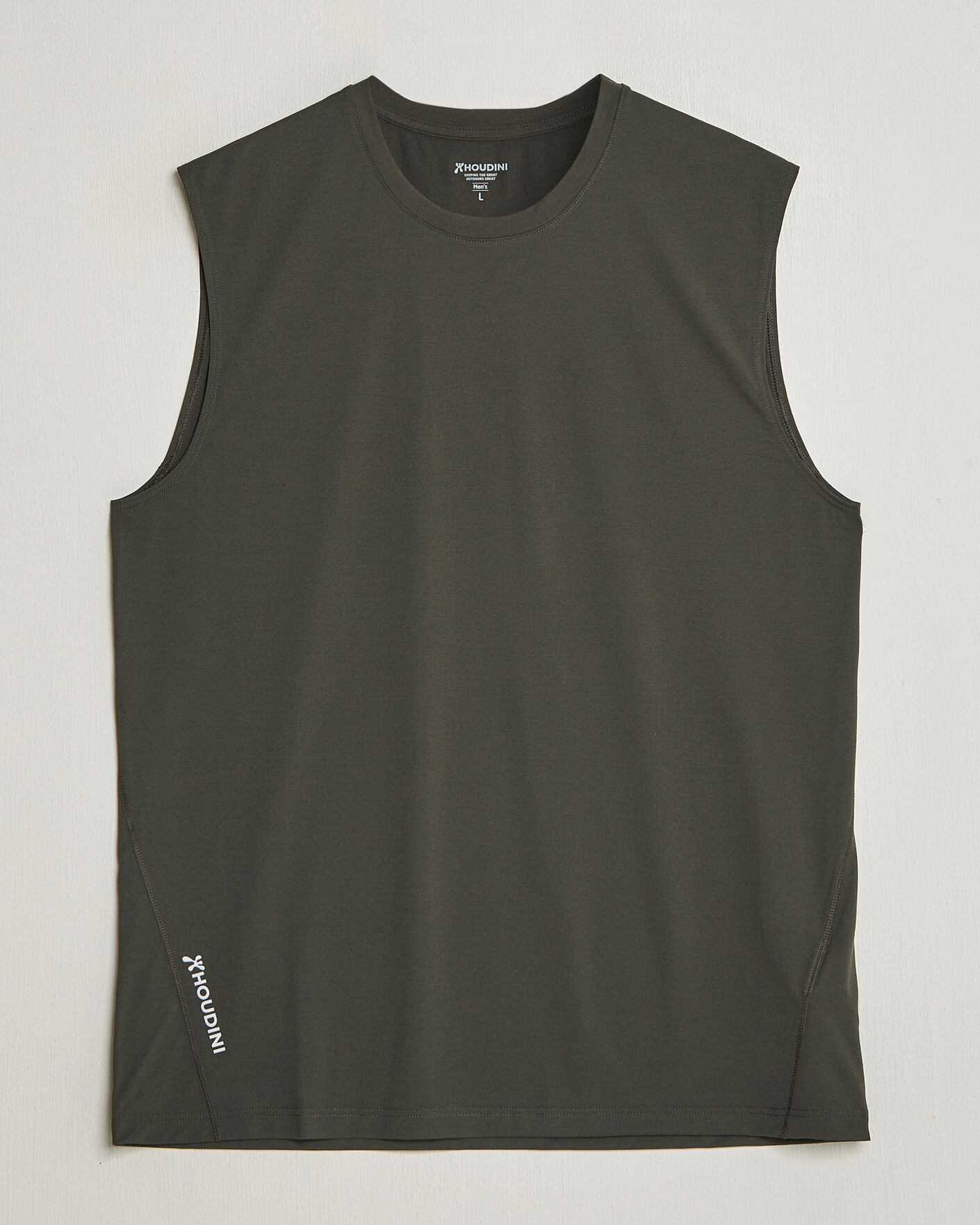 Herren | T-Shirts | Houdini | Pace Air Tank Green Illusion