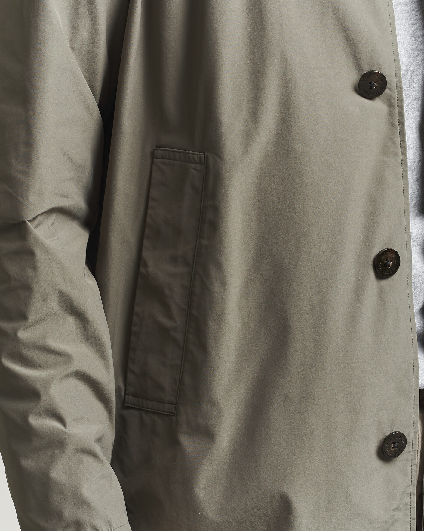 Herren | Jacken | Woolrich | Urban Nylon Water Repelent Carcoat Smokey Olive