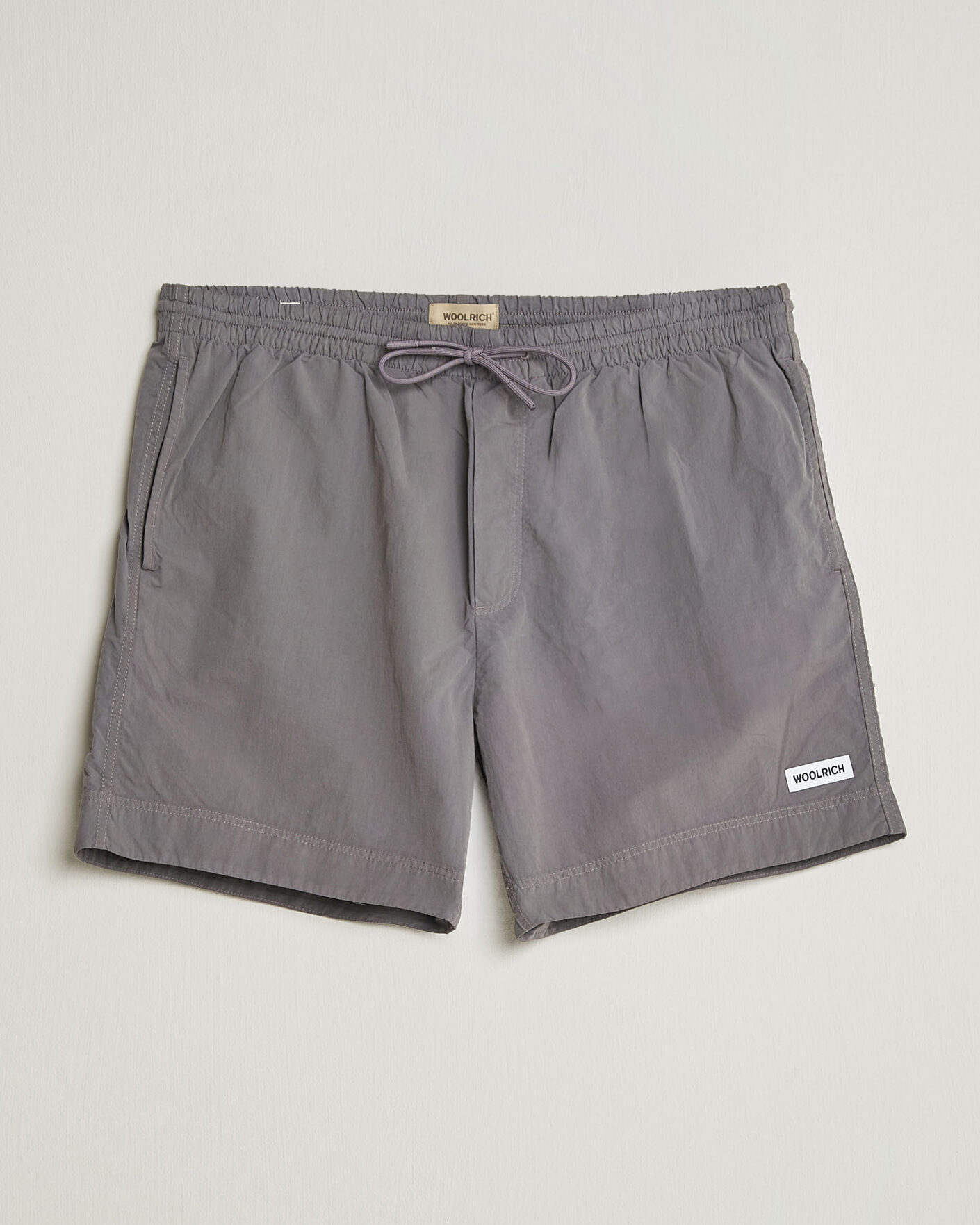 Herren | Badehosen | Woolrich | Solid Garment Dyed Swimshorts Chark