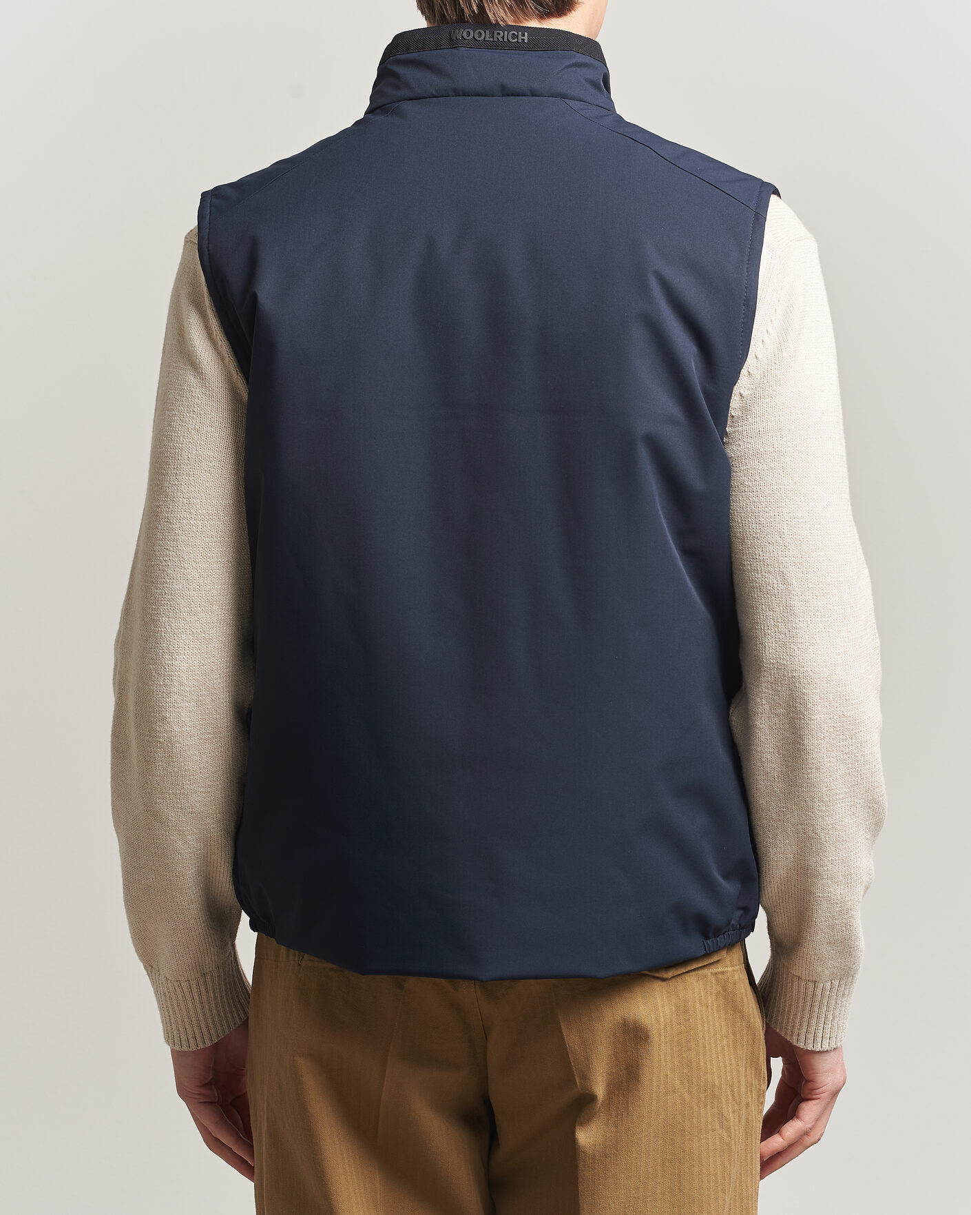 Herren | Westen | Woolrich | Two Layer Sailing Vest Melton Blue