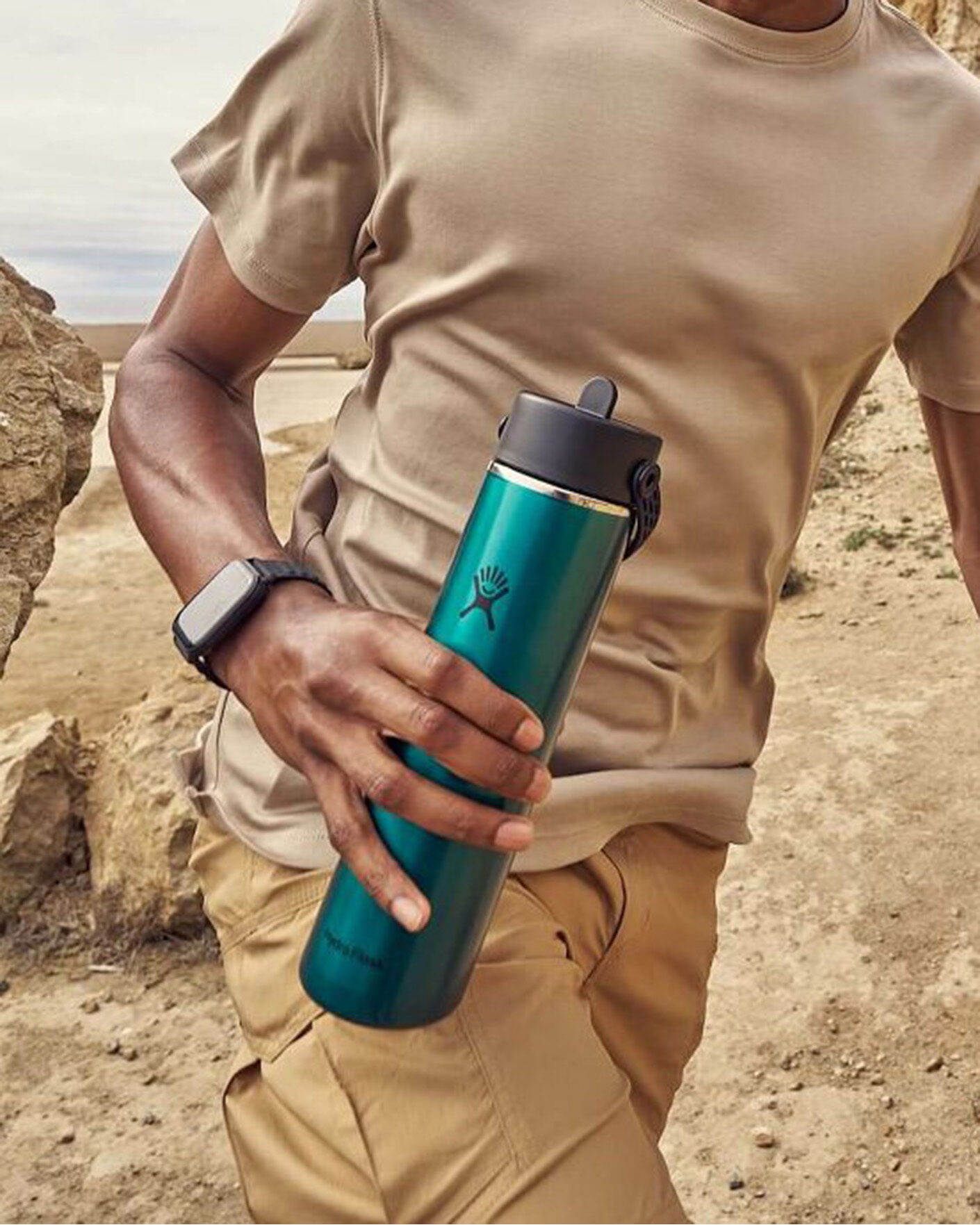 Herren | Outdoor living | Hydro Flask | Lightweight Flex Straw 24oz Bottle Emerald Green