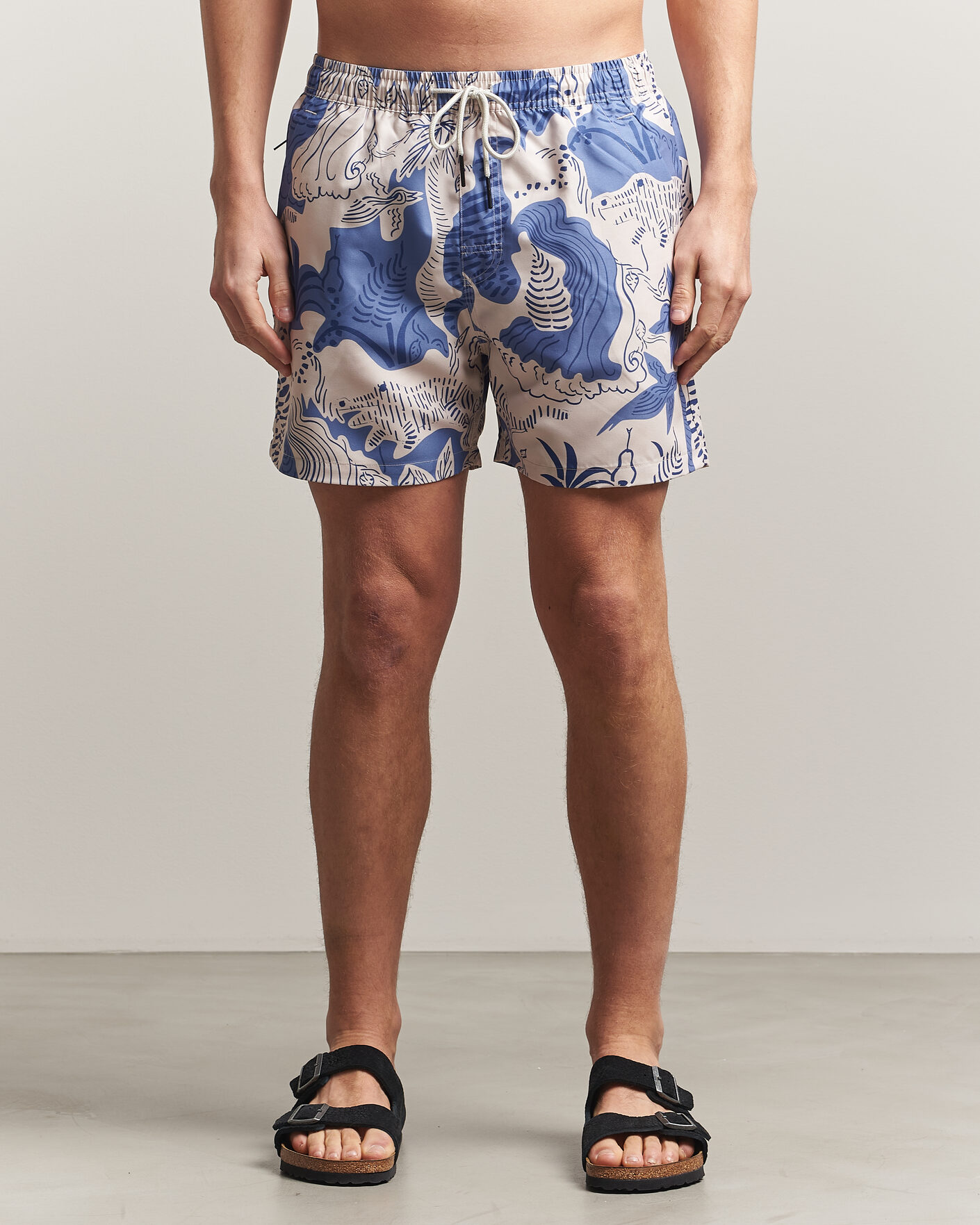 Herren | Badehosen | OAS | Printed Swimshorts Mystea