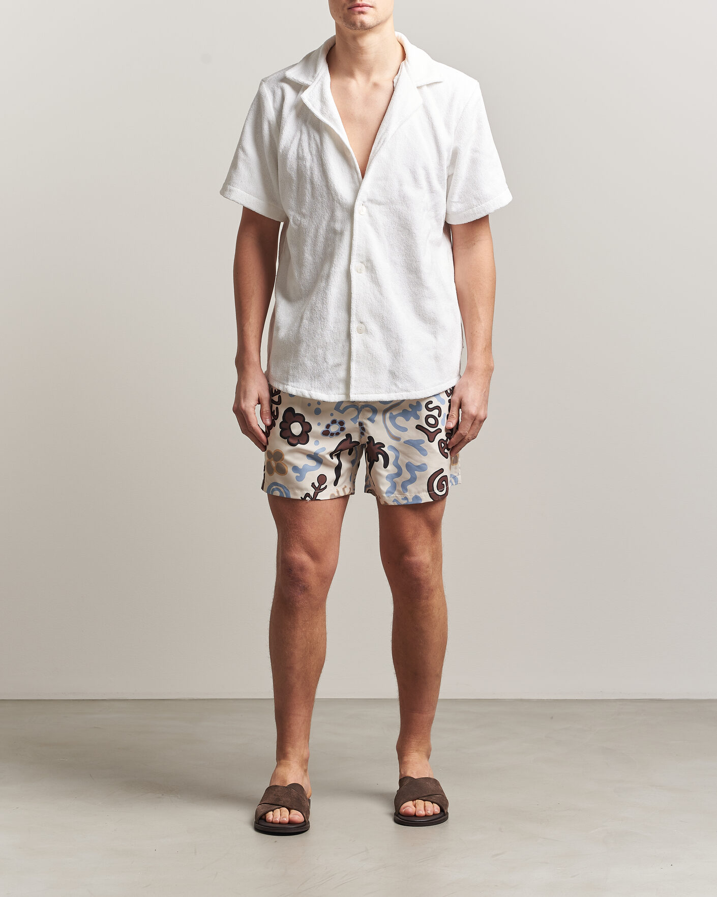 Herren | Badehosen | OAS | Printed Swimshorts Memento