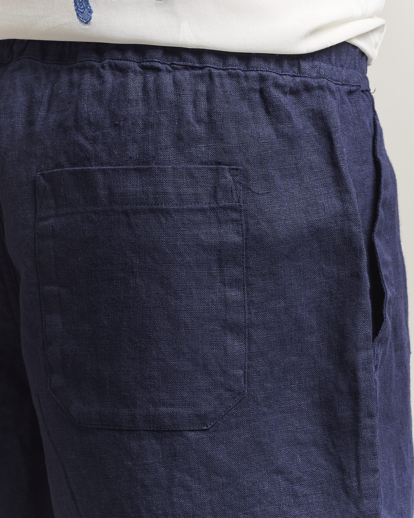 Herren | Shorts | OAS | Porto Linen Shorts Navy