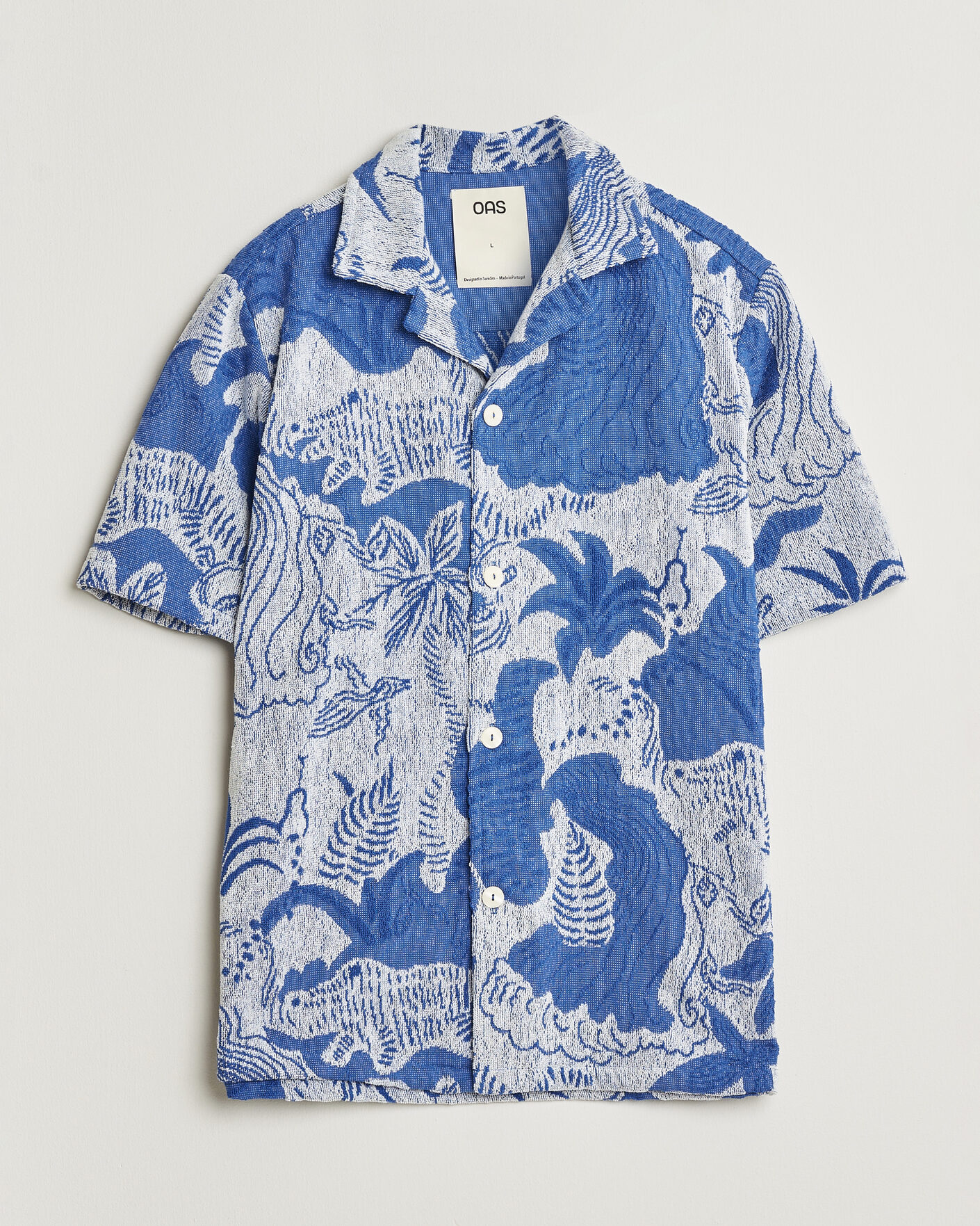 Herren | Hemden | OAS | Cuba Short Sleeve Shirt Mystea