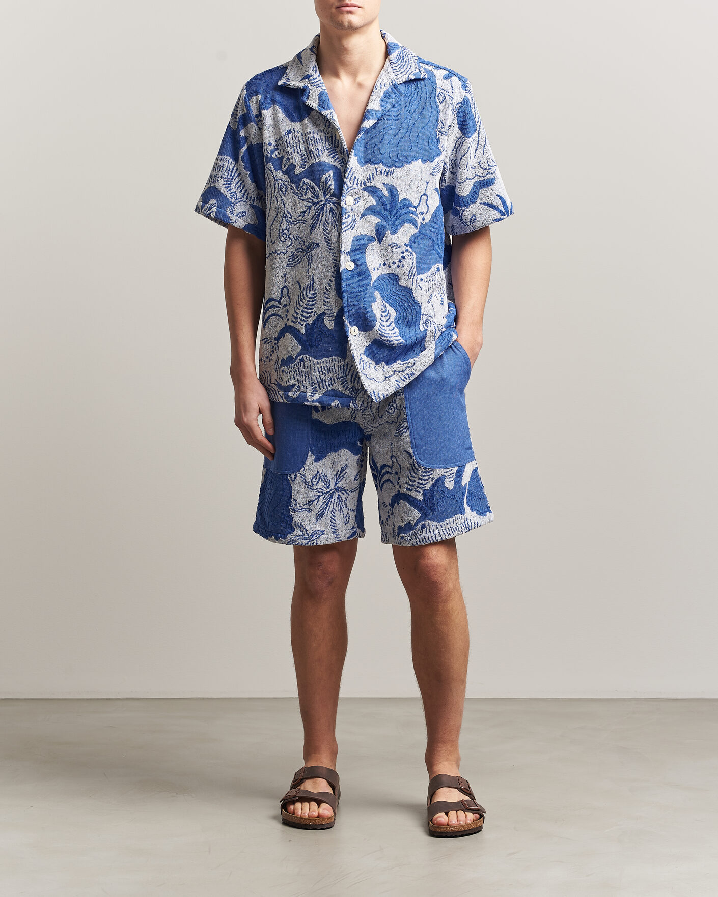 Herren | Shorts | OAS | Nicola Cotton Net Shorts Mystea