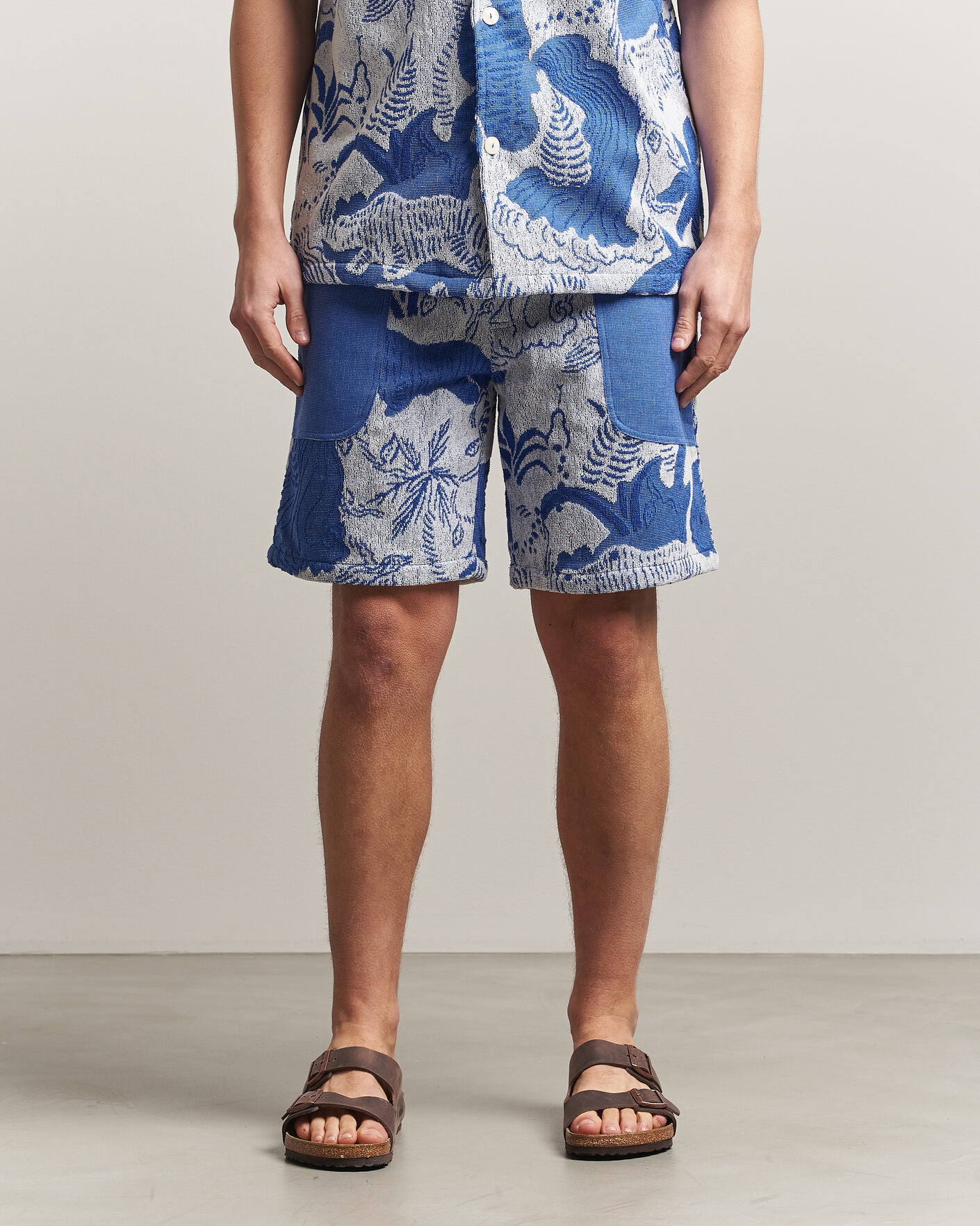 Herren | Shorts | OAS | Nicola Cotton Net Shorts Mystea