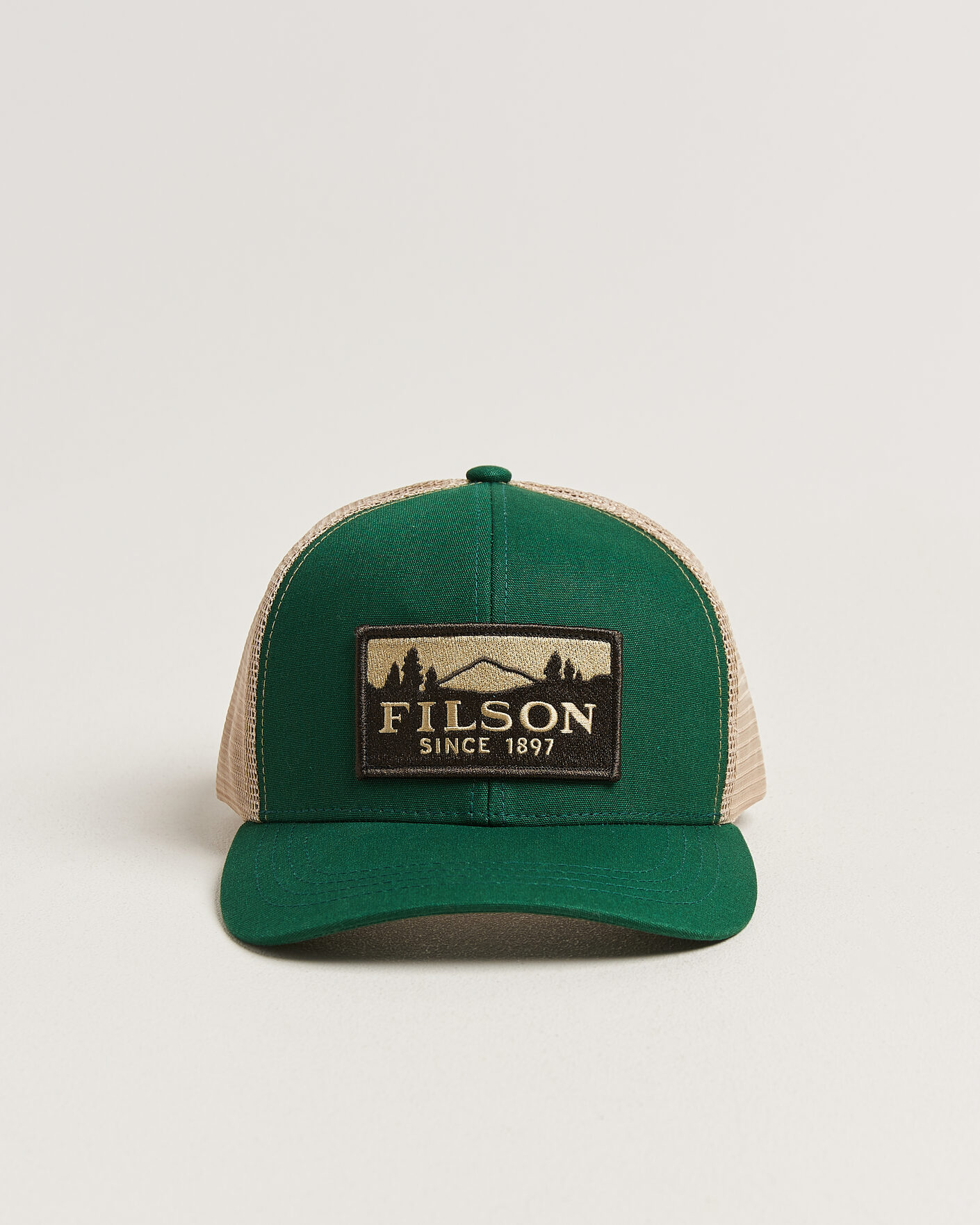Herren | Hüte & Mützen | Filson | Scenic Logger Mesh Cap Pine/Brown
