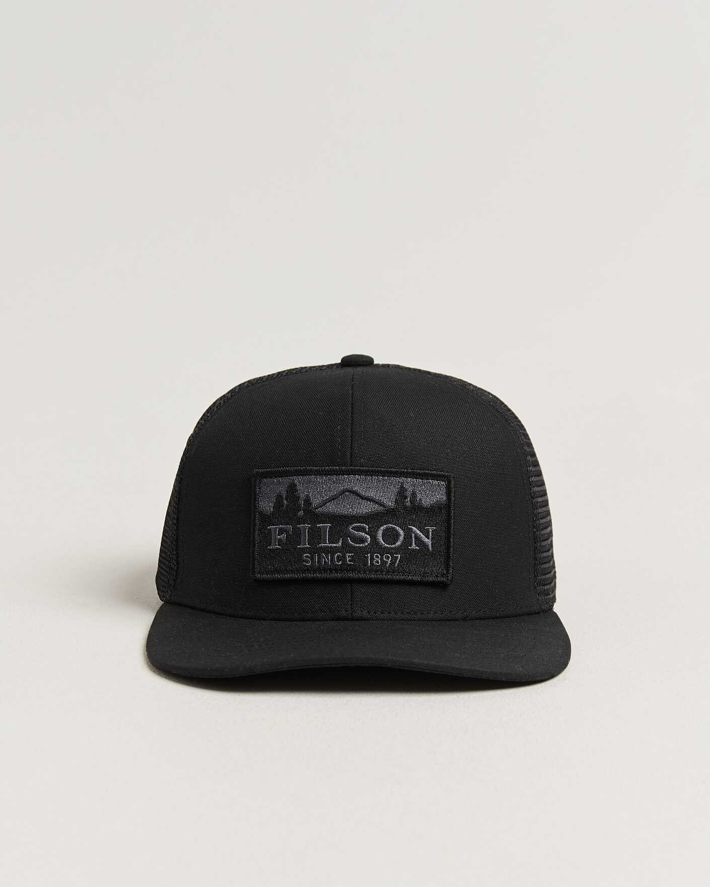 Herren | Hüte & Mützen | Filson | Scenic Waxed Logger Mesh Cap Black
