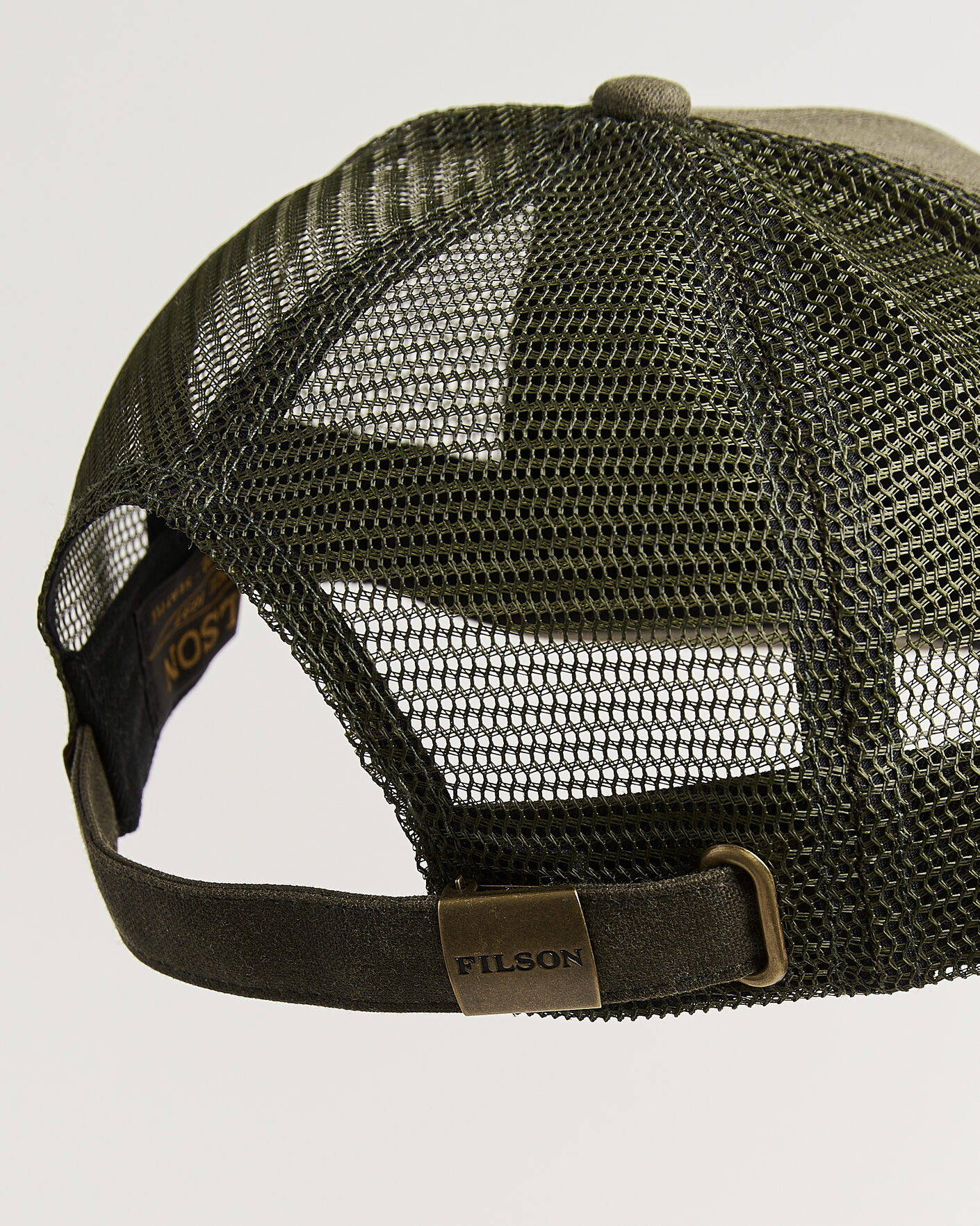 Herren | Hüte & Mützen | Filson | Scenic Waxed Logger Mesh Cap Otter Green