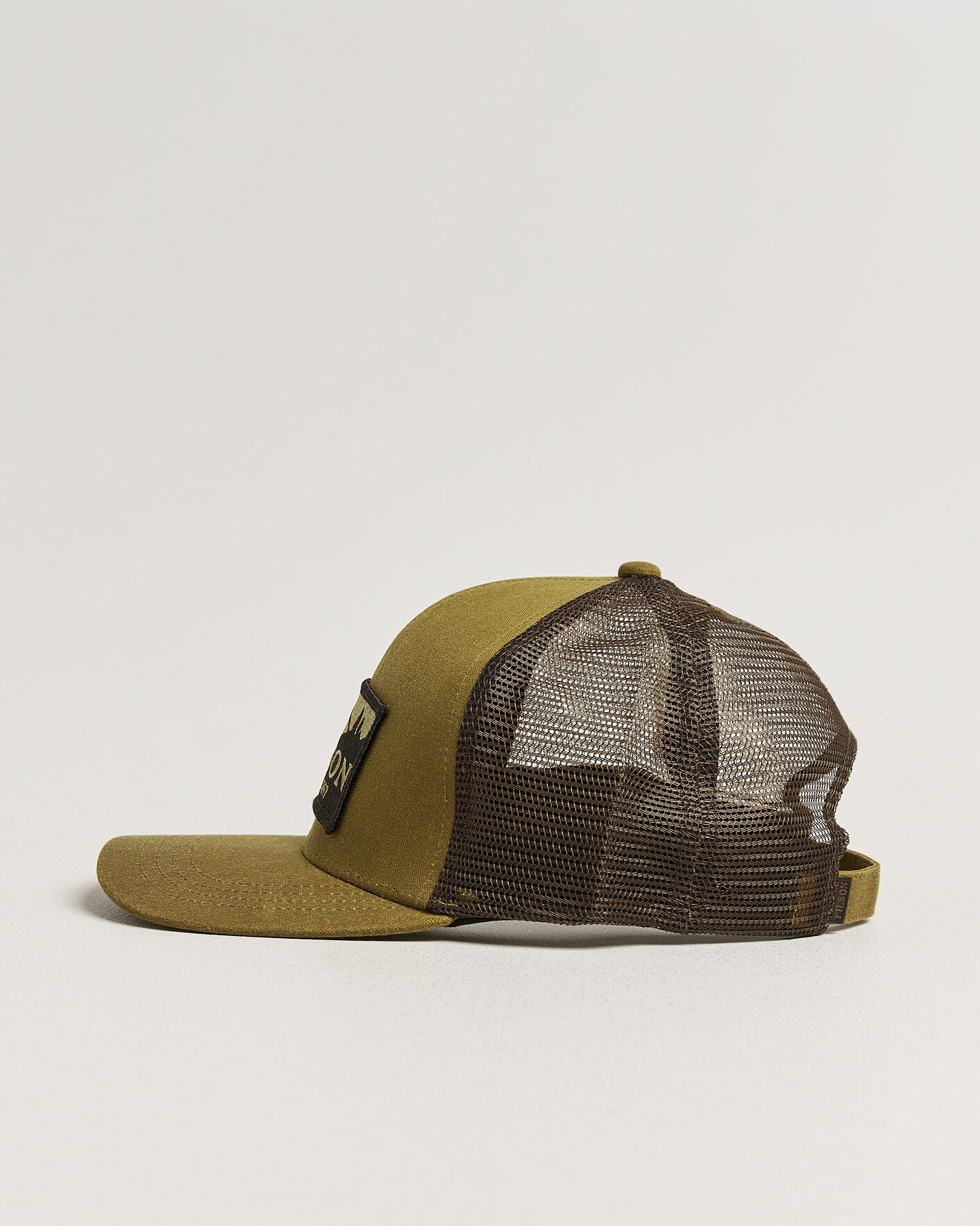 Herren | Hüte & Mützen | Filson | Scenic Waxed Logger Mesh Cap Dark Tan