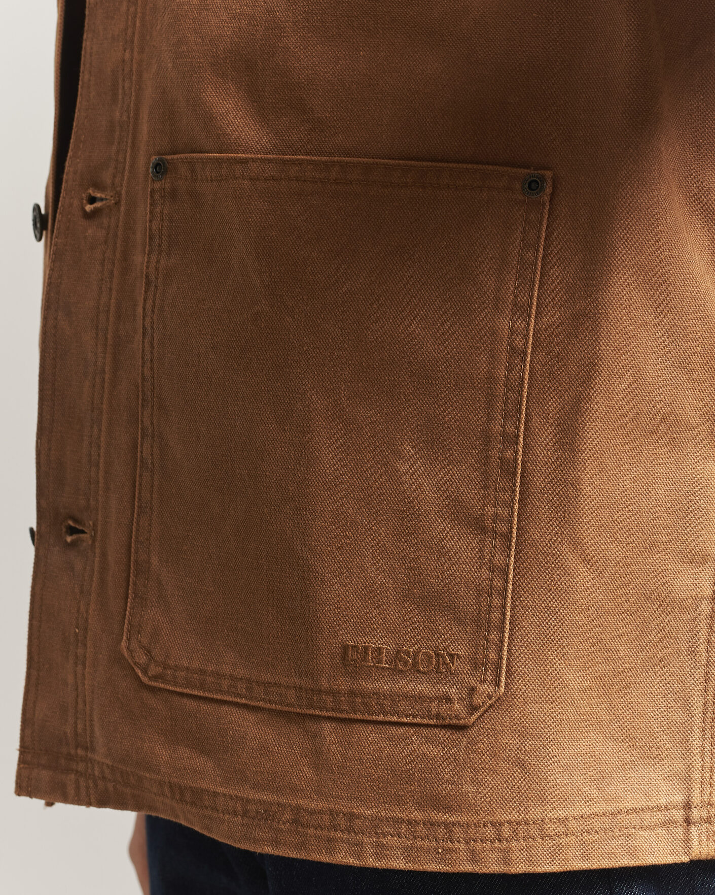 Herren | Jacken | Filson | Rustic Canvas Barn Coat Whiskey