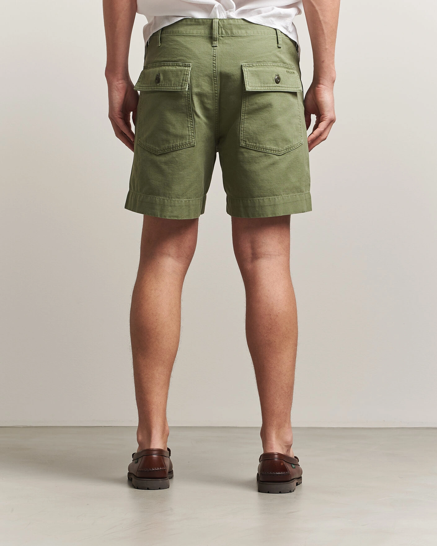 Herren | Shorts | Filson | Field Cargo Shorts Washed Fatigue Green