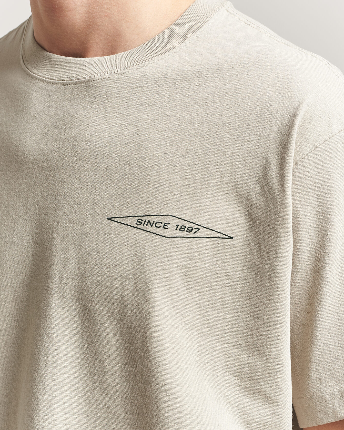 Herren | T-Shirts | Filson | Diamond Graphic T-Shirt Sky Grey