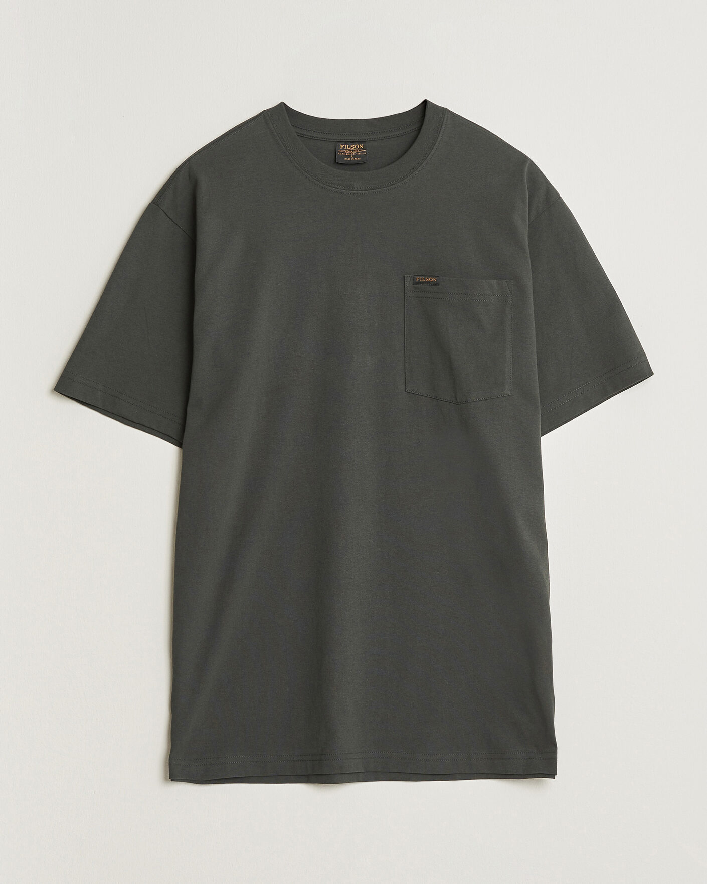 Herren | T-Shirts | Filson | Pocket T-Shirt Faded Black