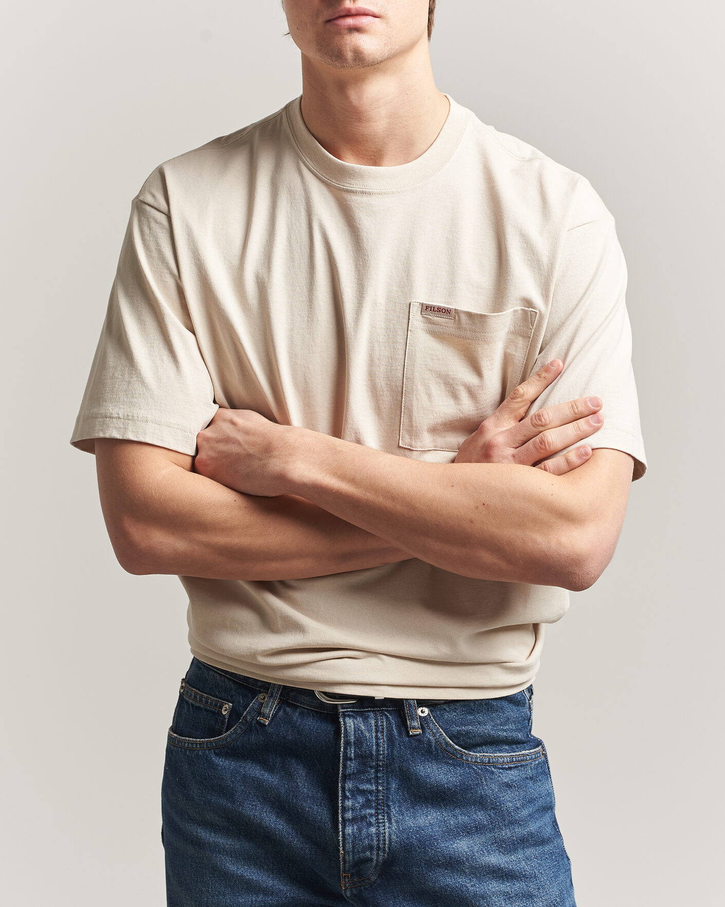 Herren | T-Shirts | Filson | Pocket T-Shirt Natural