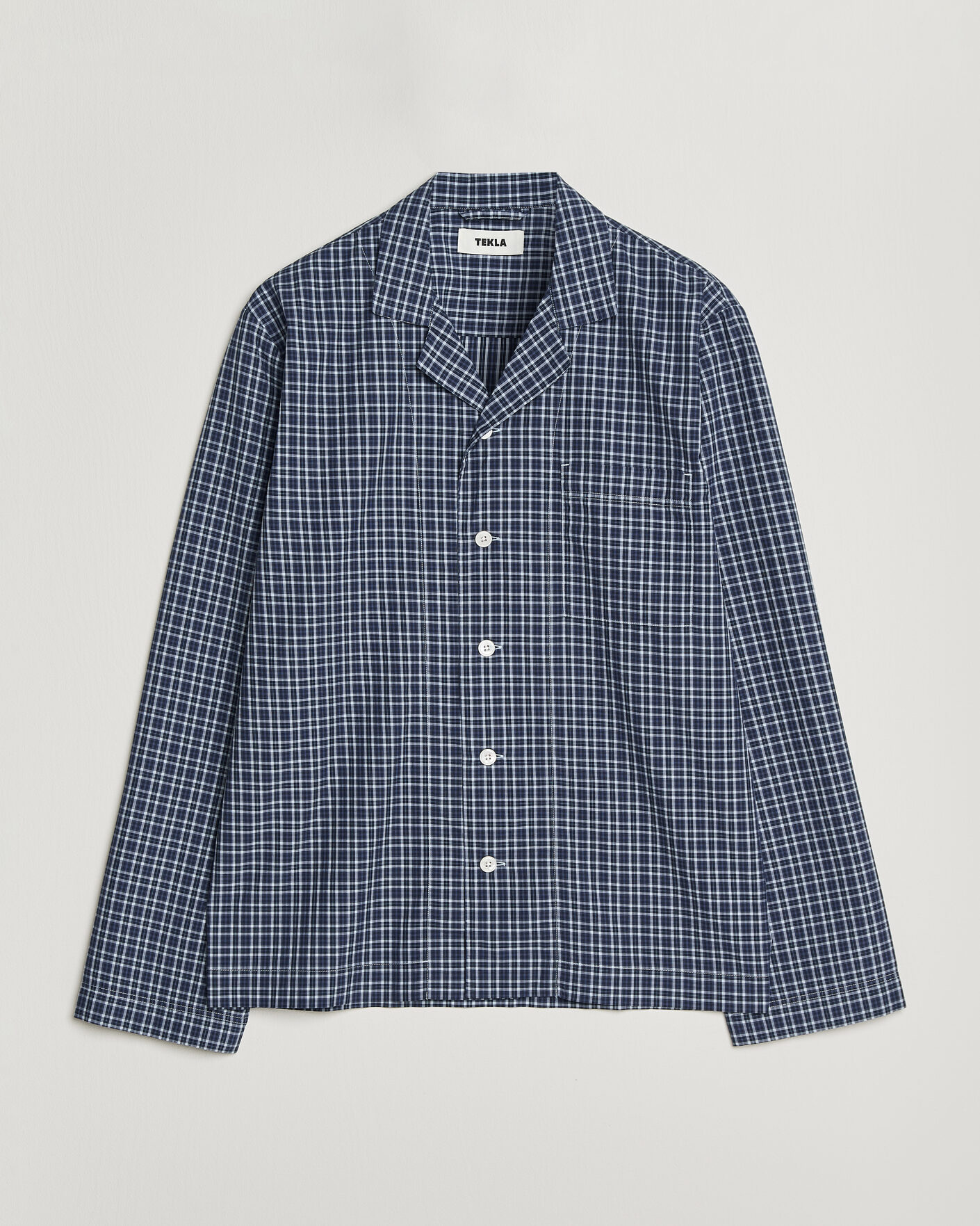 Herren |  | Tekla | Fine Twill Pyjama Shirt Lanegan Checks