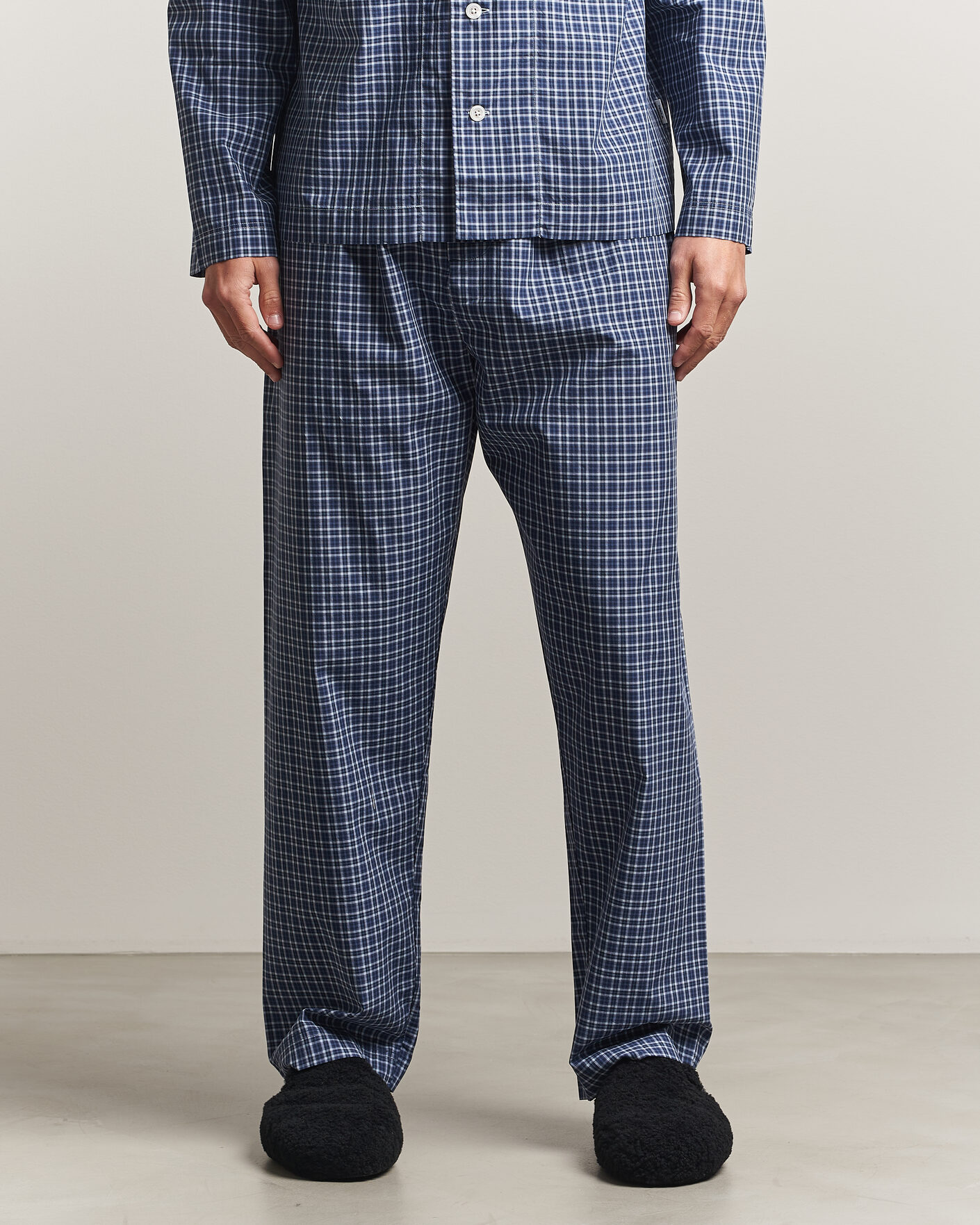 Herren | Schlafanzüge & Bademäntel | Tekla | Fine Twill Pyjama Shirt Lanegan Checks