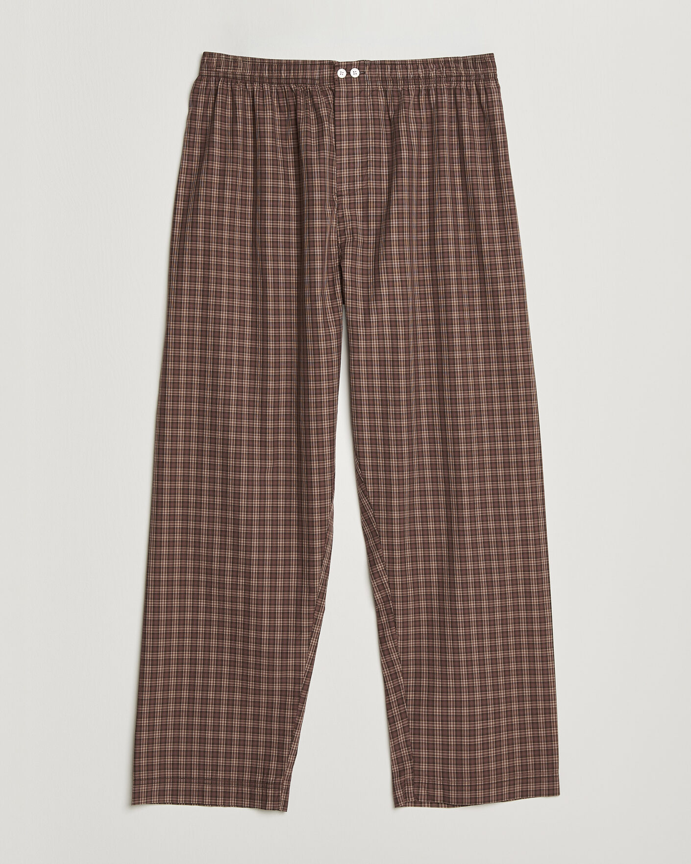 Herren |  | Tekla | Fine Twill Pyjama Pants Serra Checks
