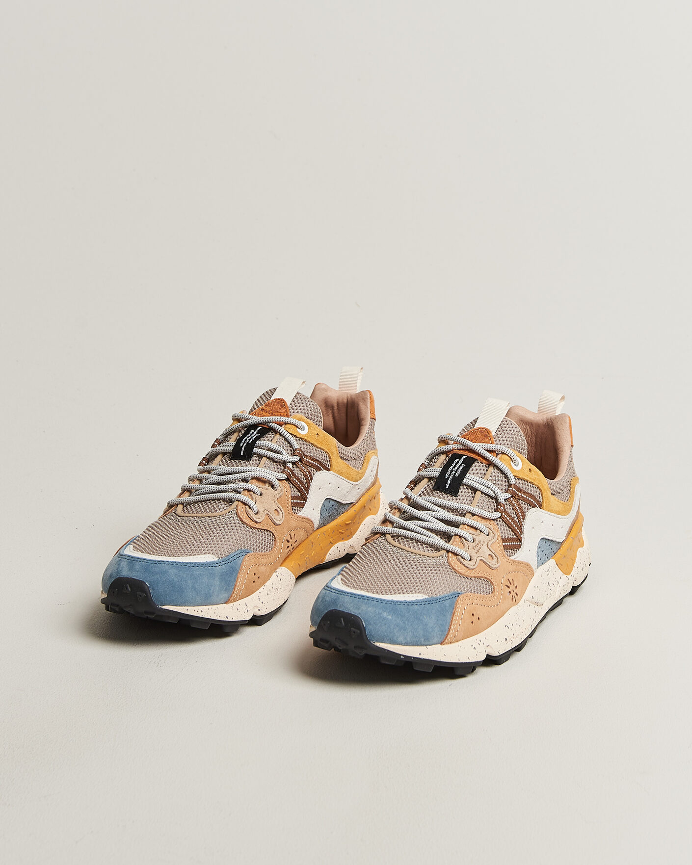 Herren | Sneaker | Flower Mountain | Yamano 3 Suede/Nylon Mesh Sneaker Grey Multi