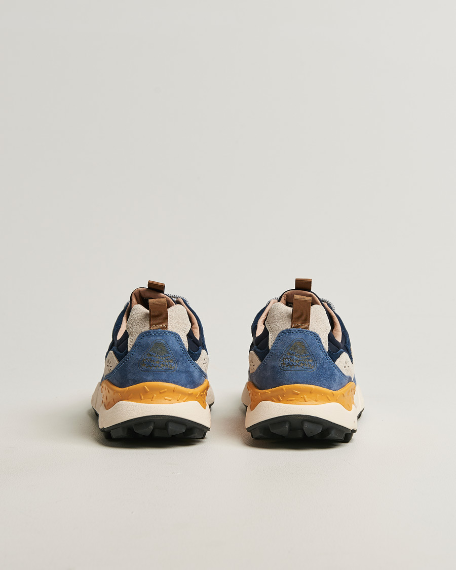 Herren | Sneaker | Flower Mountain | Yamano 3 Suede/Nylon Sneaker Dark Blue