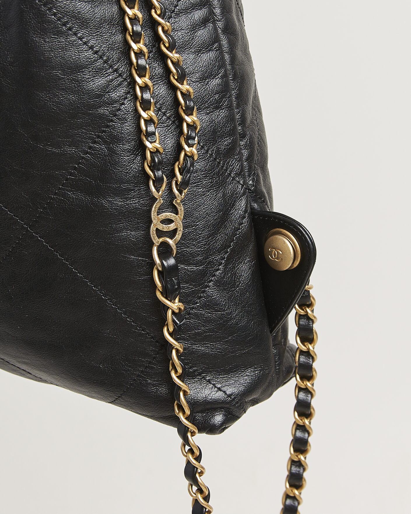 Herren | Pre-Owned & Vintage Bags | Chanel Pre-Owned | Chanel 22 Backpack Black Black