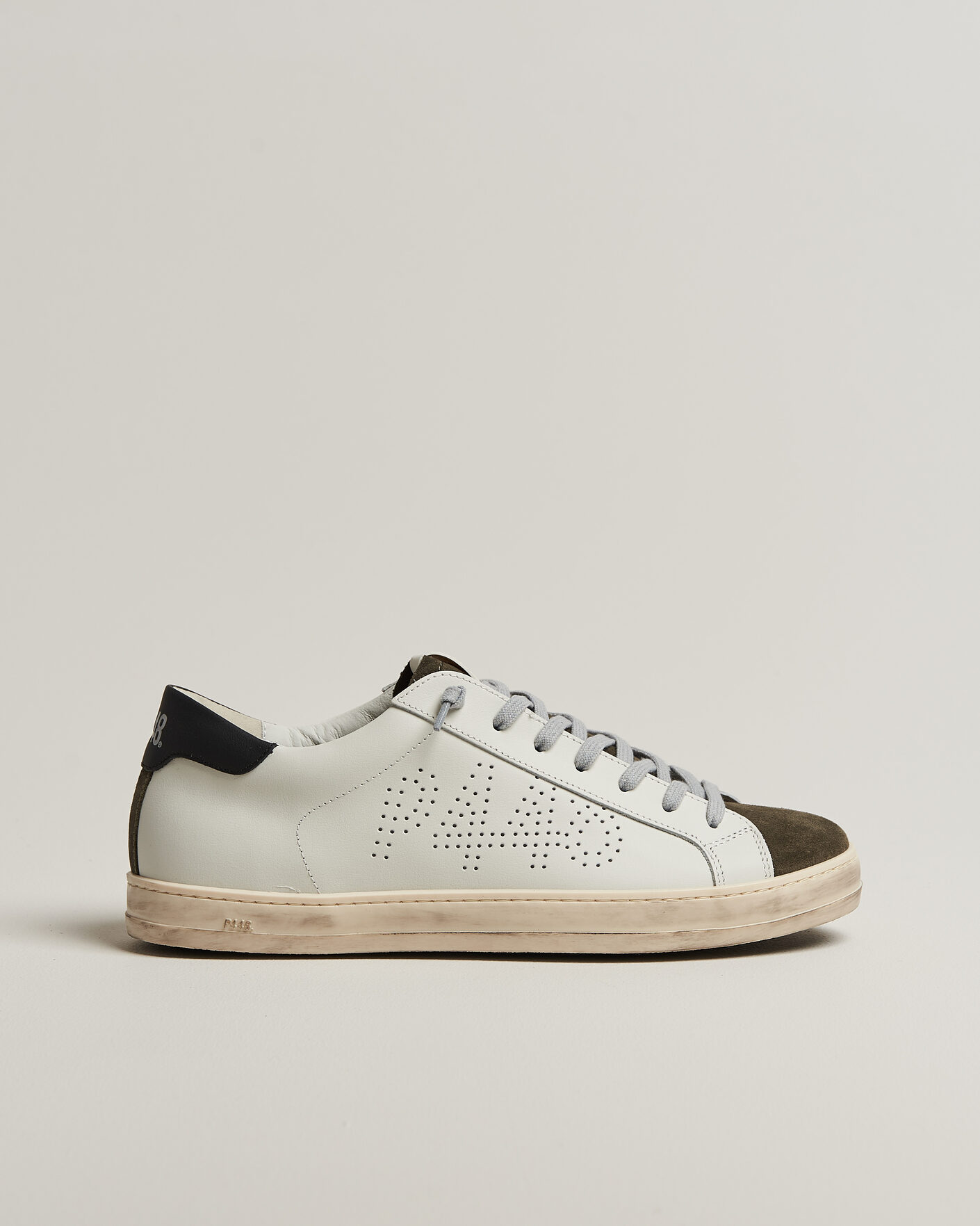Herren | Sneaker | P448 | John Leather Sneaker White/Olive