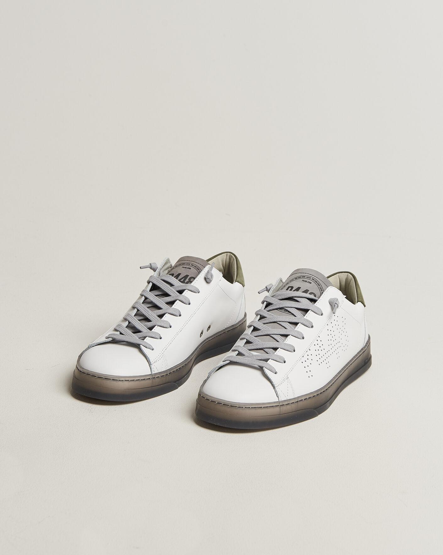 Herren | Sneaker | P448 | Jack Leather Sneaker White/Grey
